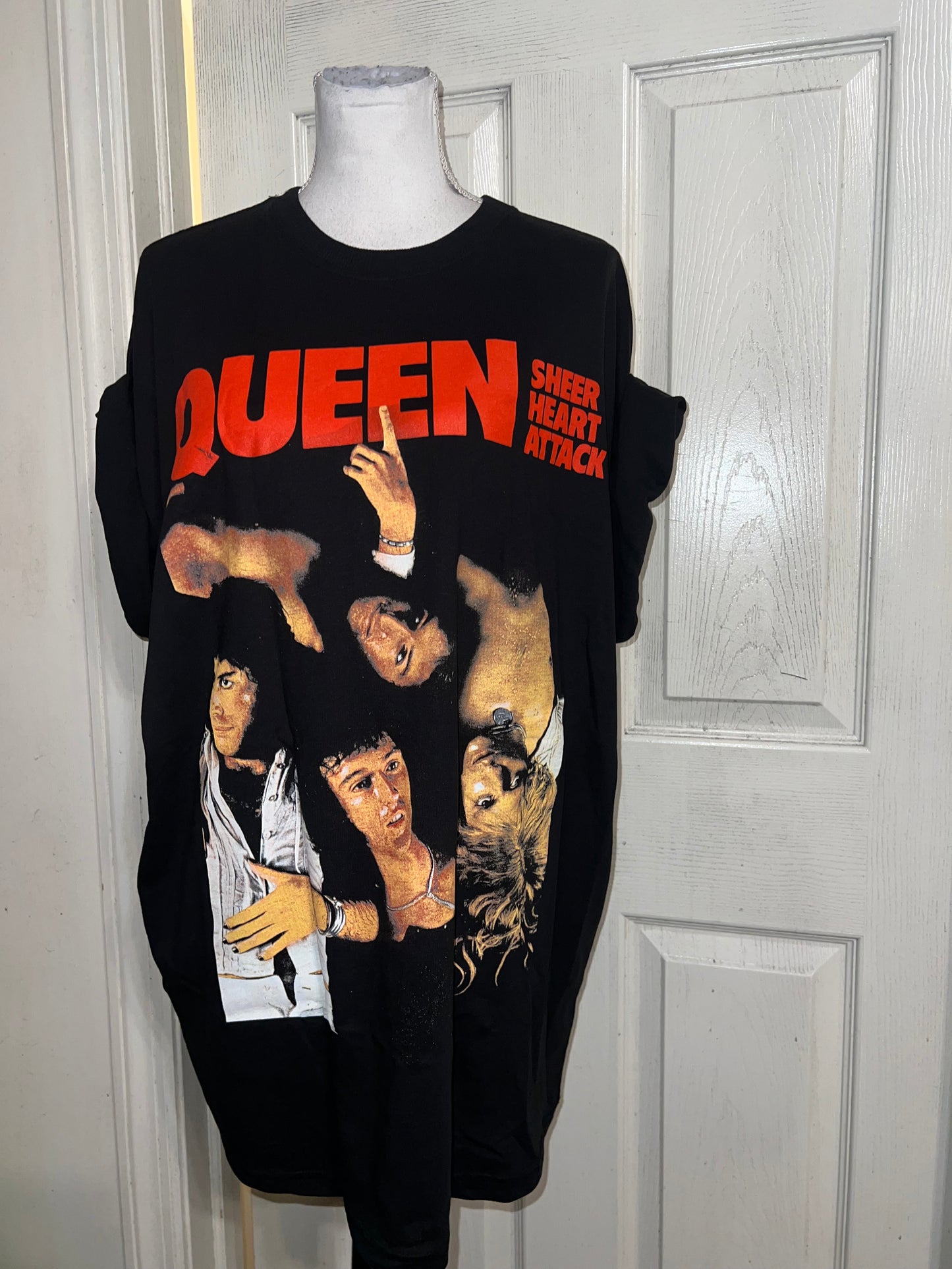 Queen Oversized Distressed Tee