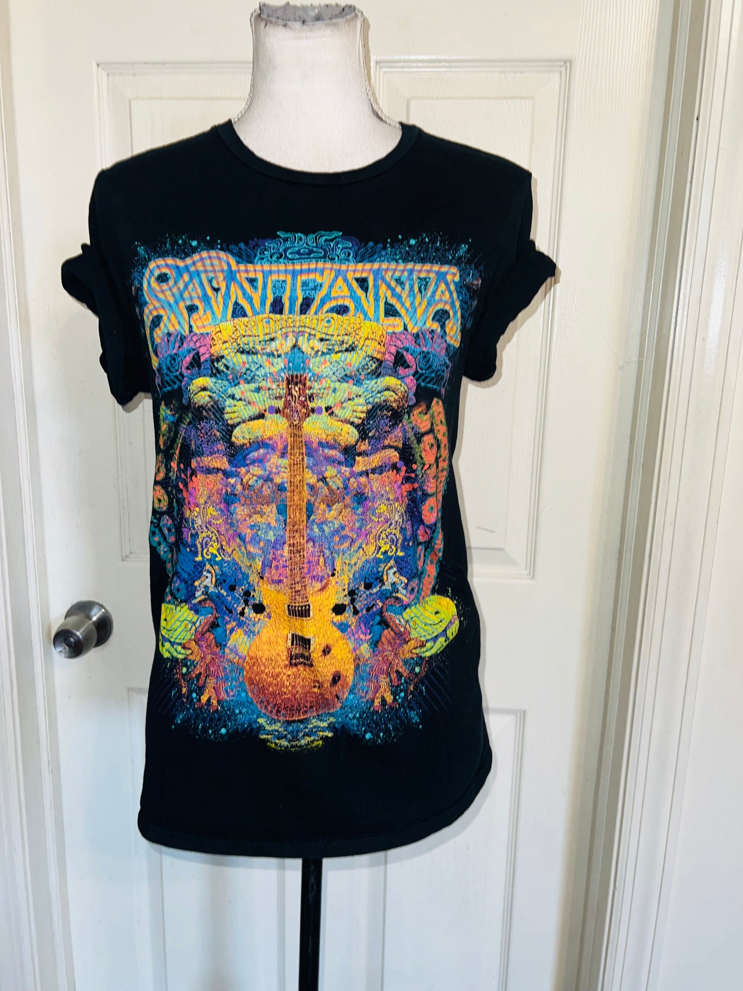 Santana Vintage Oversized Distressed Tee