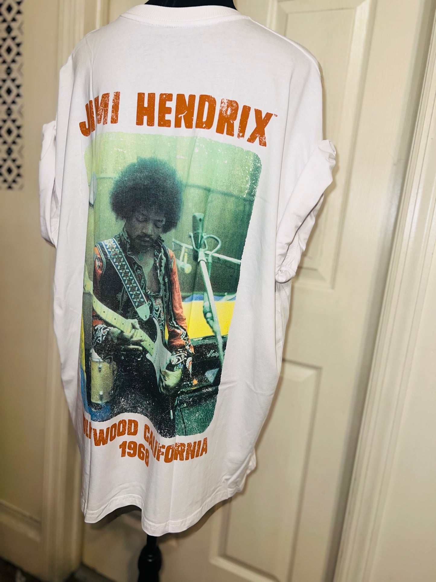 Jimi Hendrix Double Sided Oversized Distressed Tee