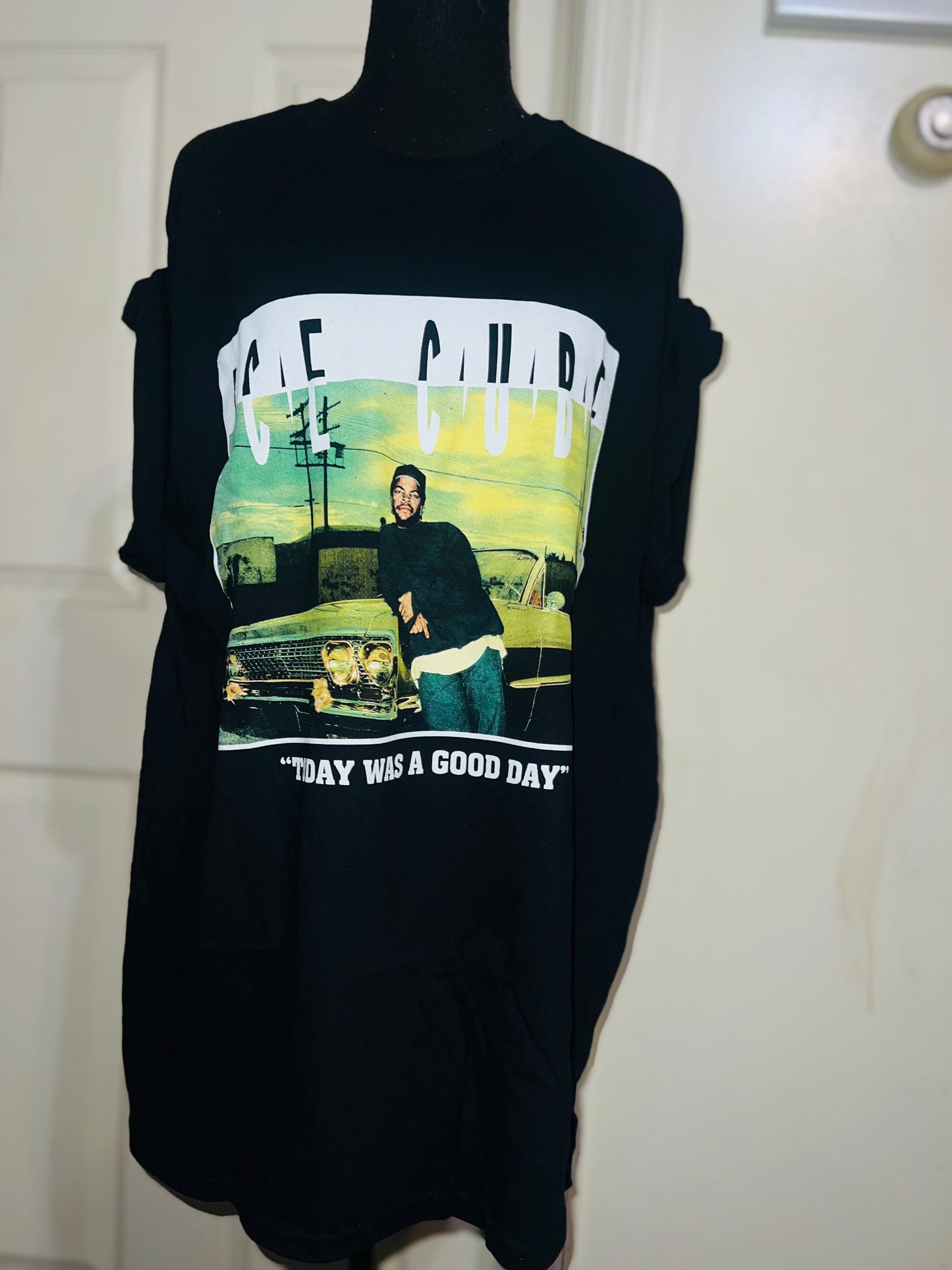 Ice Cube Oversized Distressed Tee