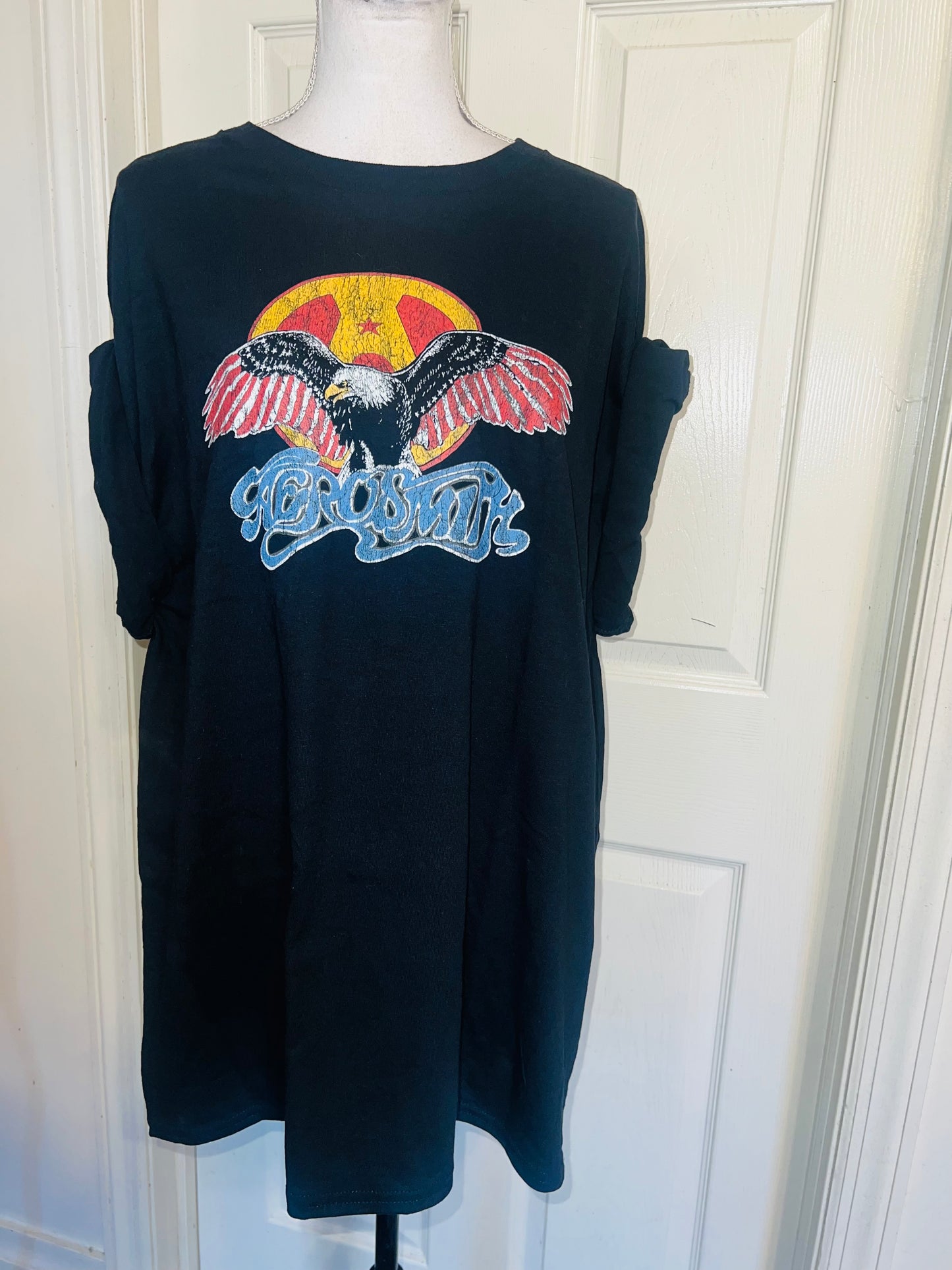 Aerosmith Oversized Distressed Tee