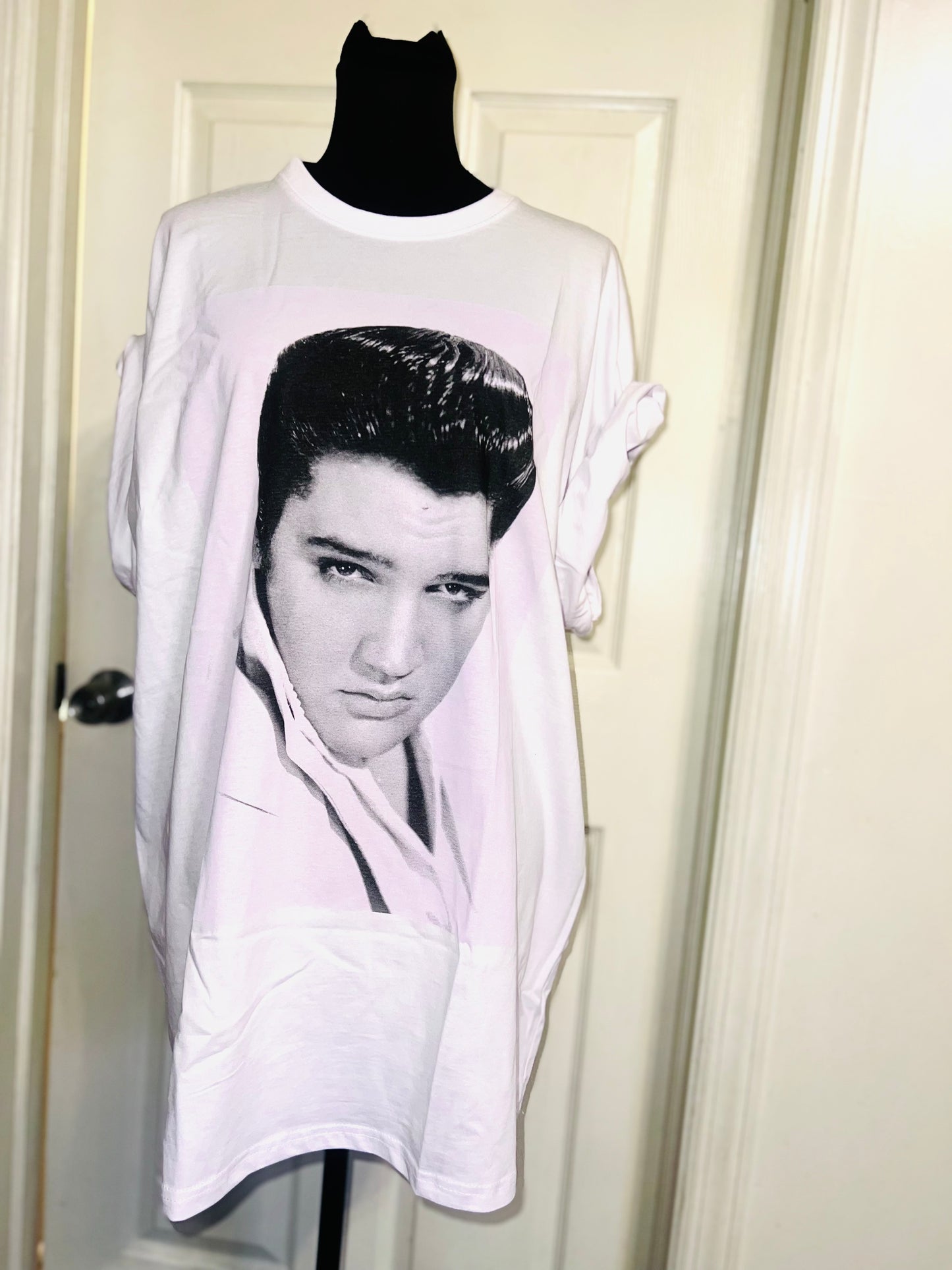 Elvis Oversized Distressed Tee