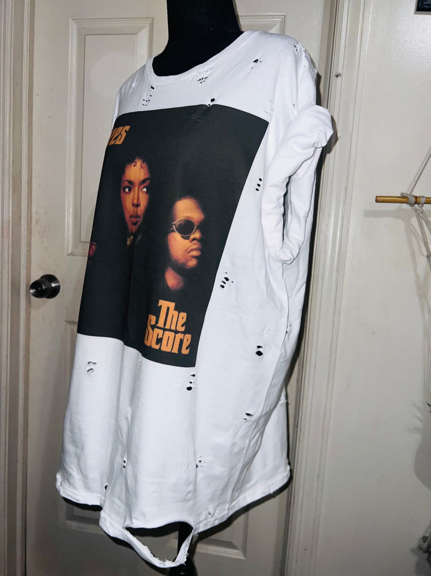 Fugees Oversized Distressed Tee