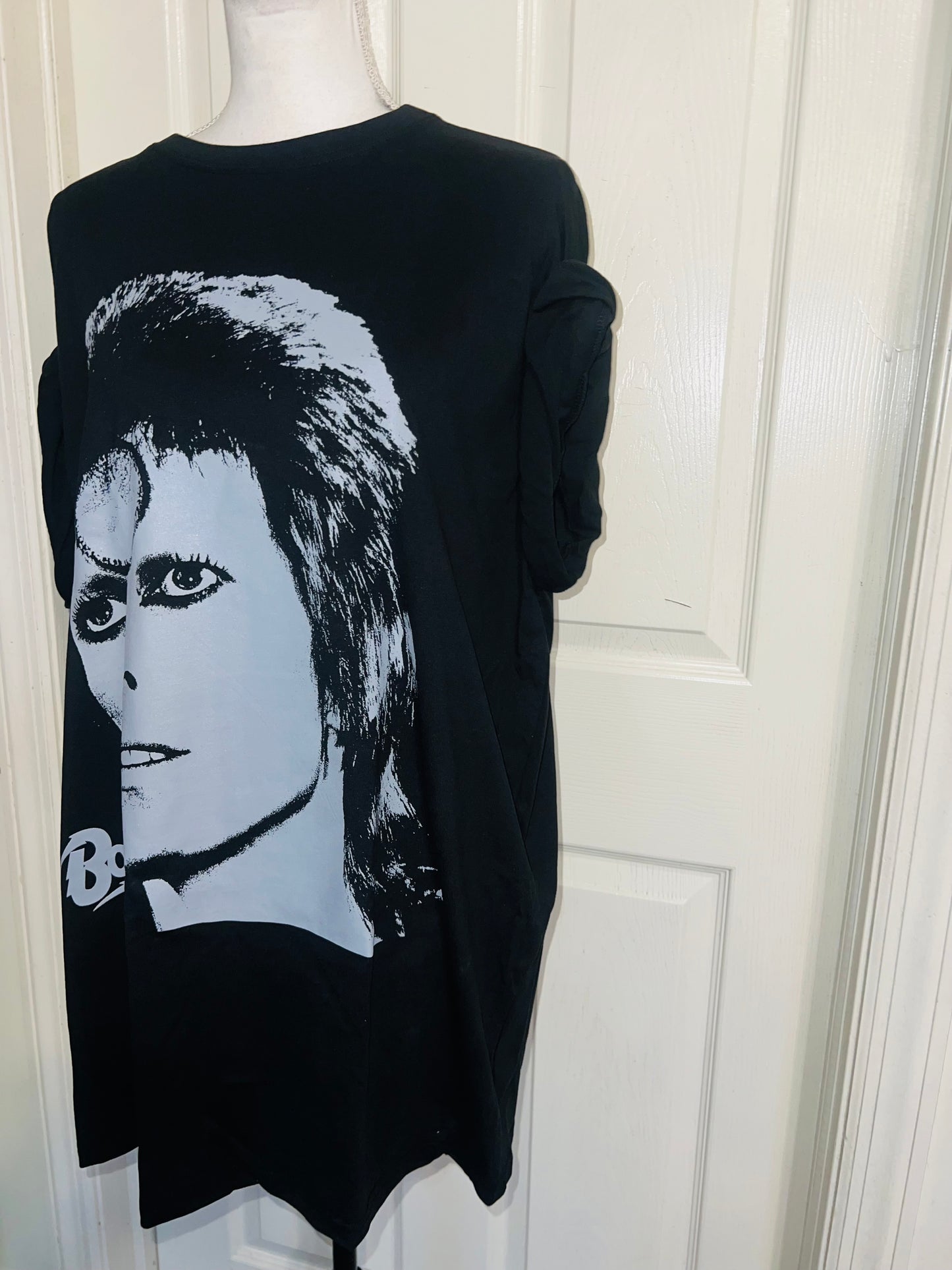 David Bowie Oversized Distressed Tee