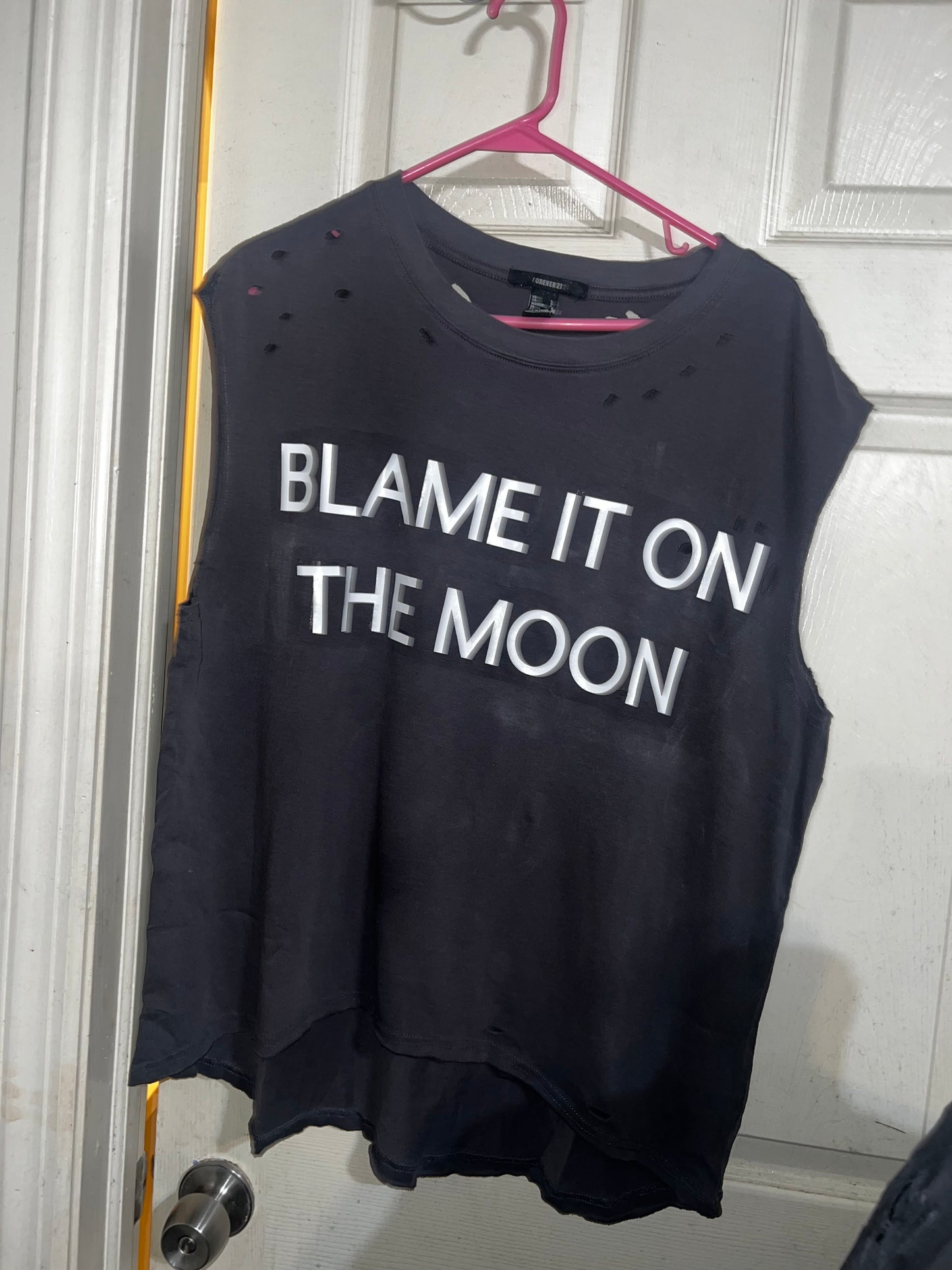 “Blame It On The Moon” Oversized Tank
