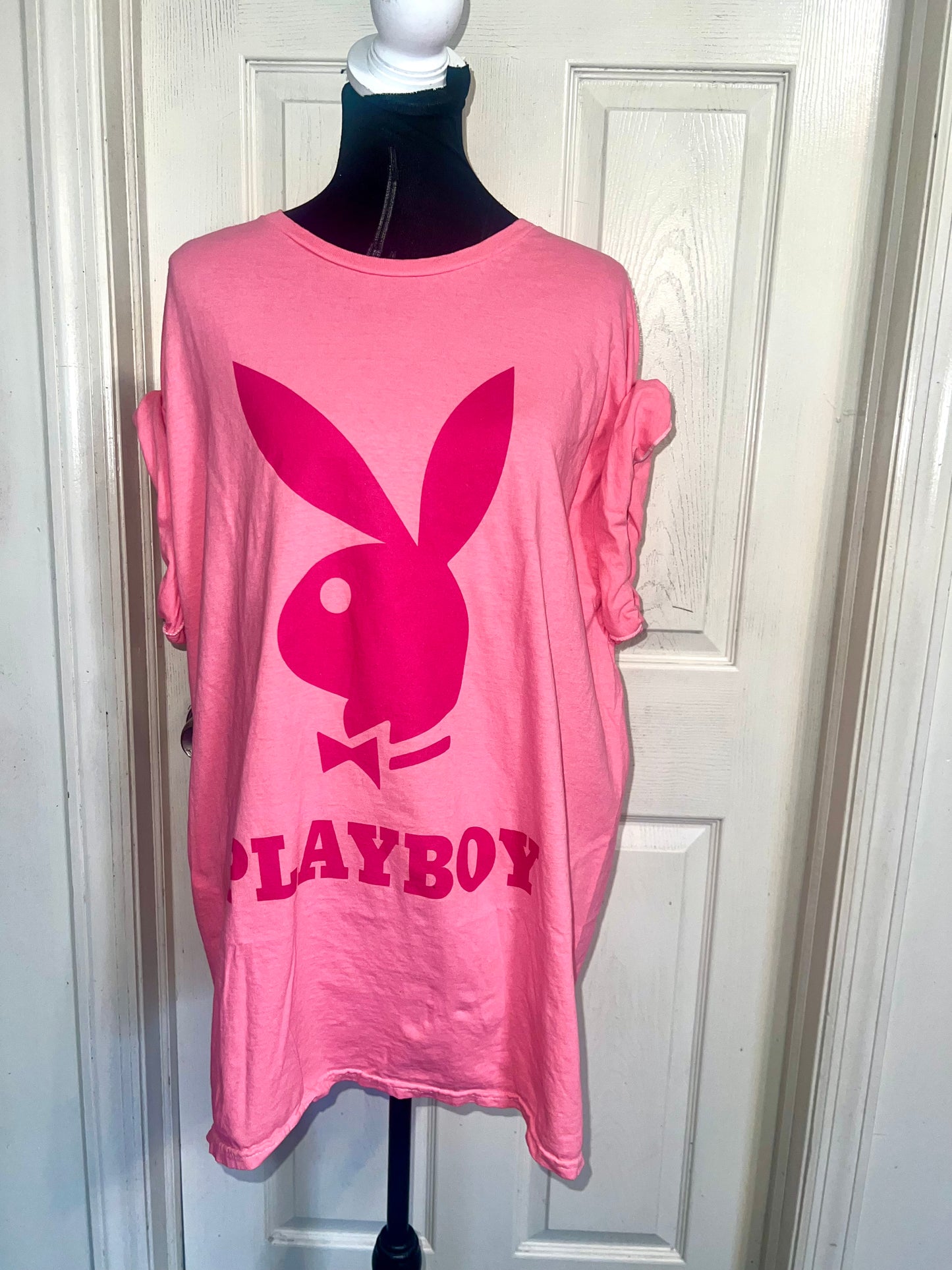 Playboy Oversized Distressed Tee