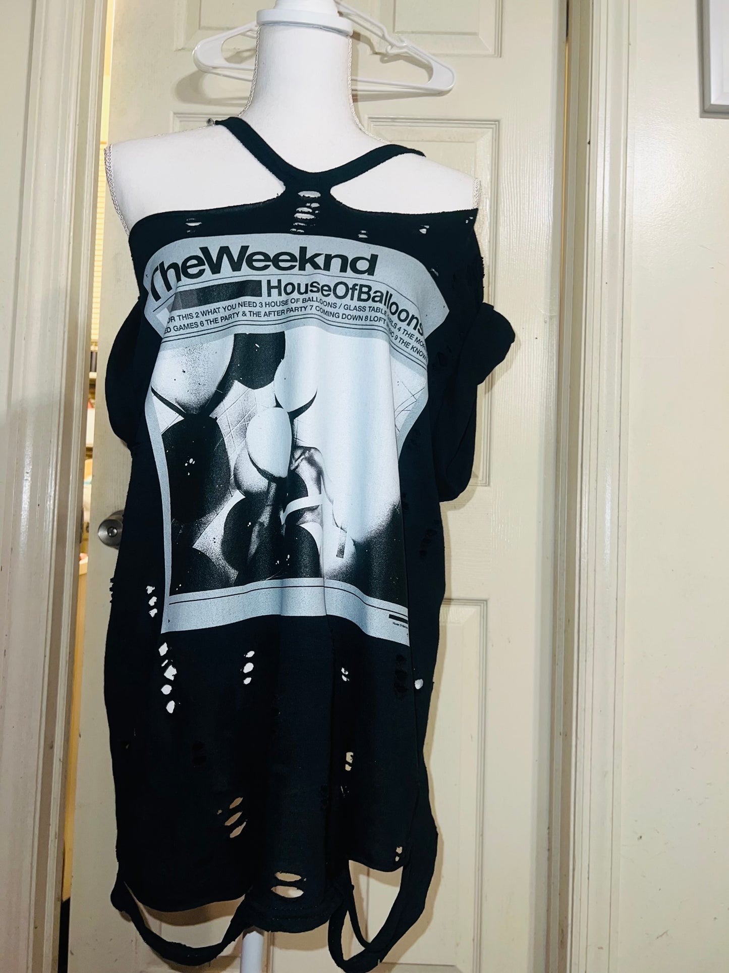 The Weeknd HOB Oversized Distressed Tee