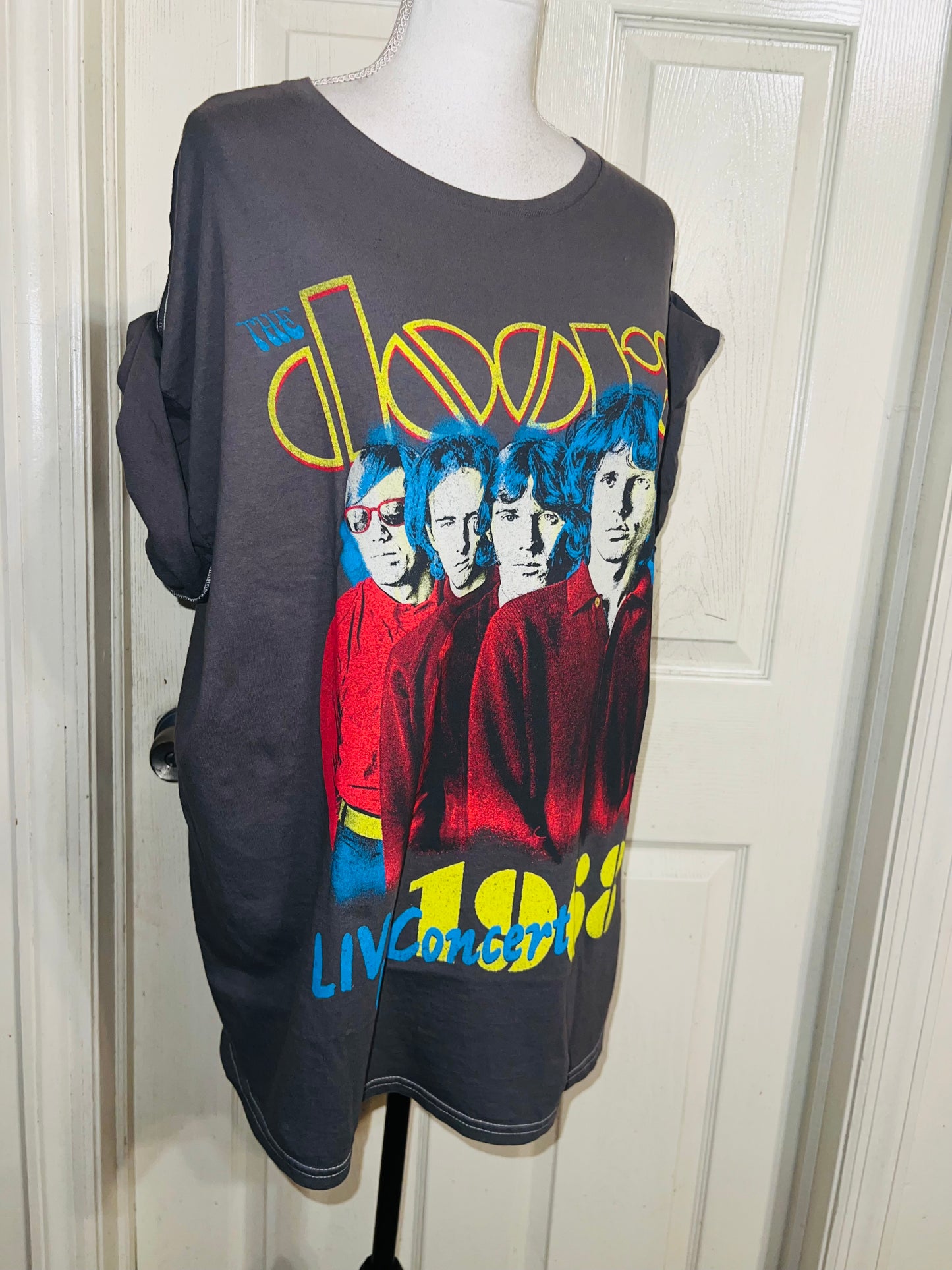 The Doors Double Sided Oversized Distressed Tee
