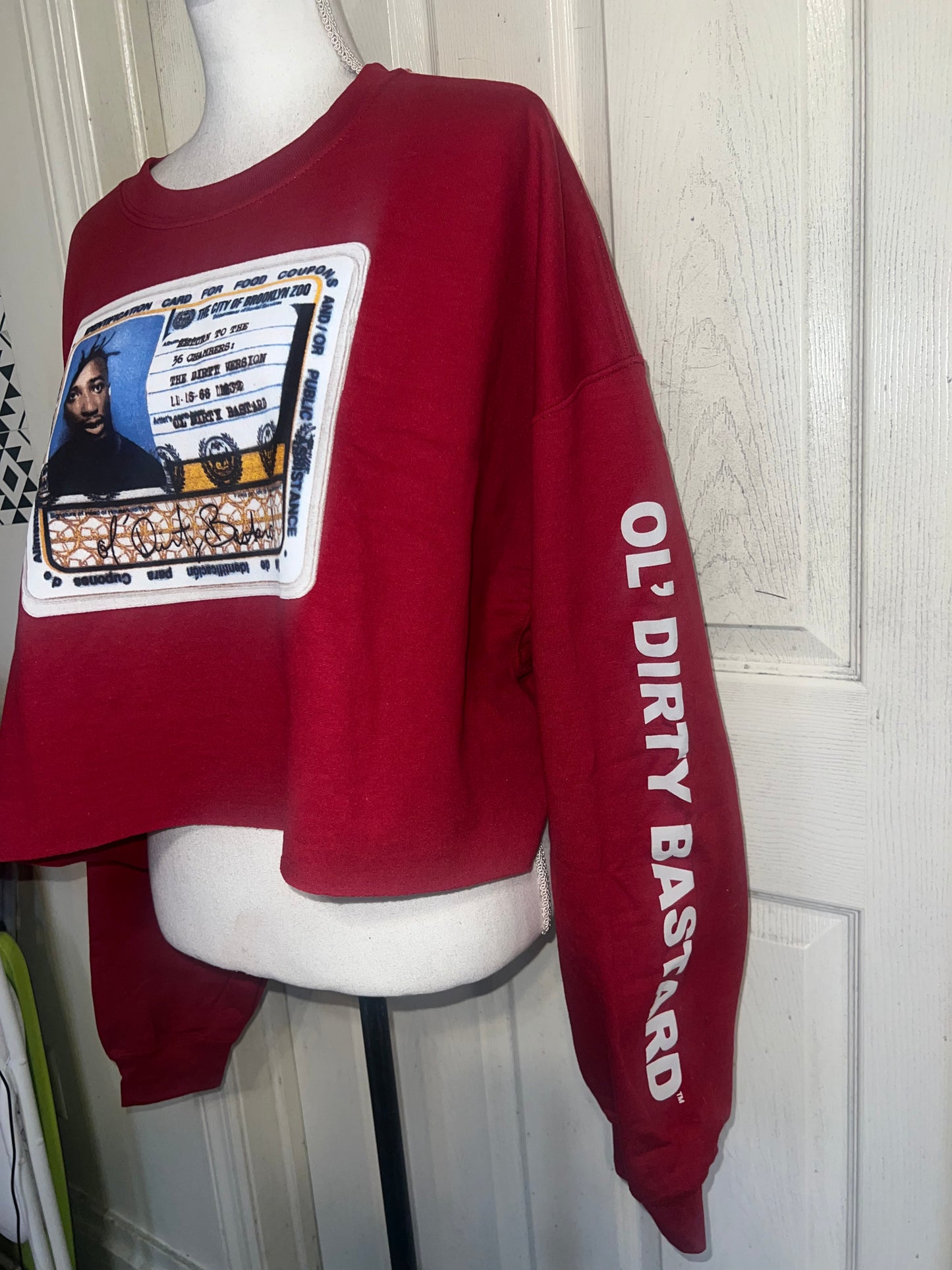 Ol’ Dirty Bastard Oversized Distressed Sweatshirt