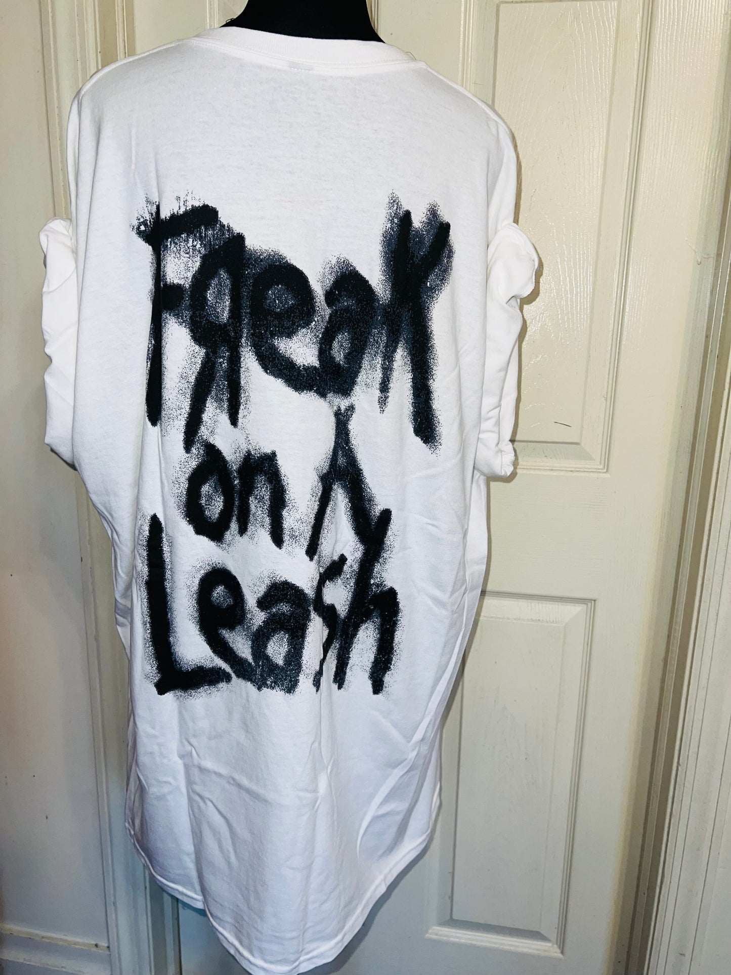 Korn Double Sided Oversized Distressed Tee