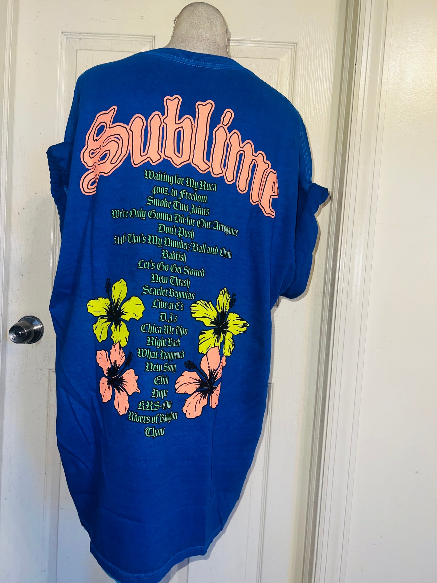 Sublime Double Sided Oversized Distressed Tee
