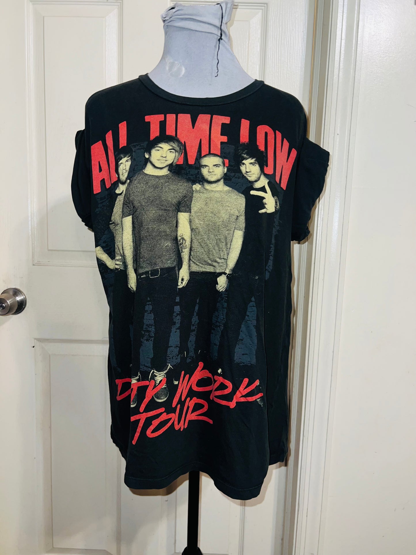 All Time Low Vintage Oversized Double Sided Tee