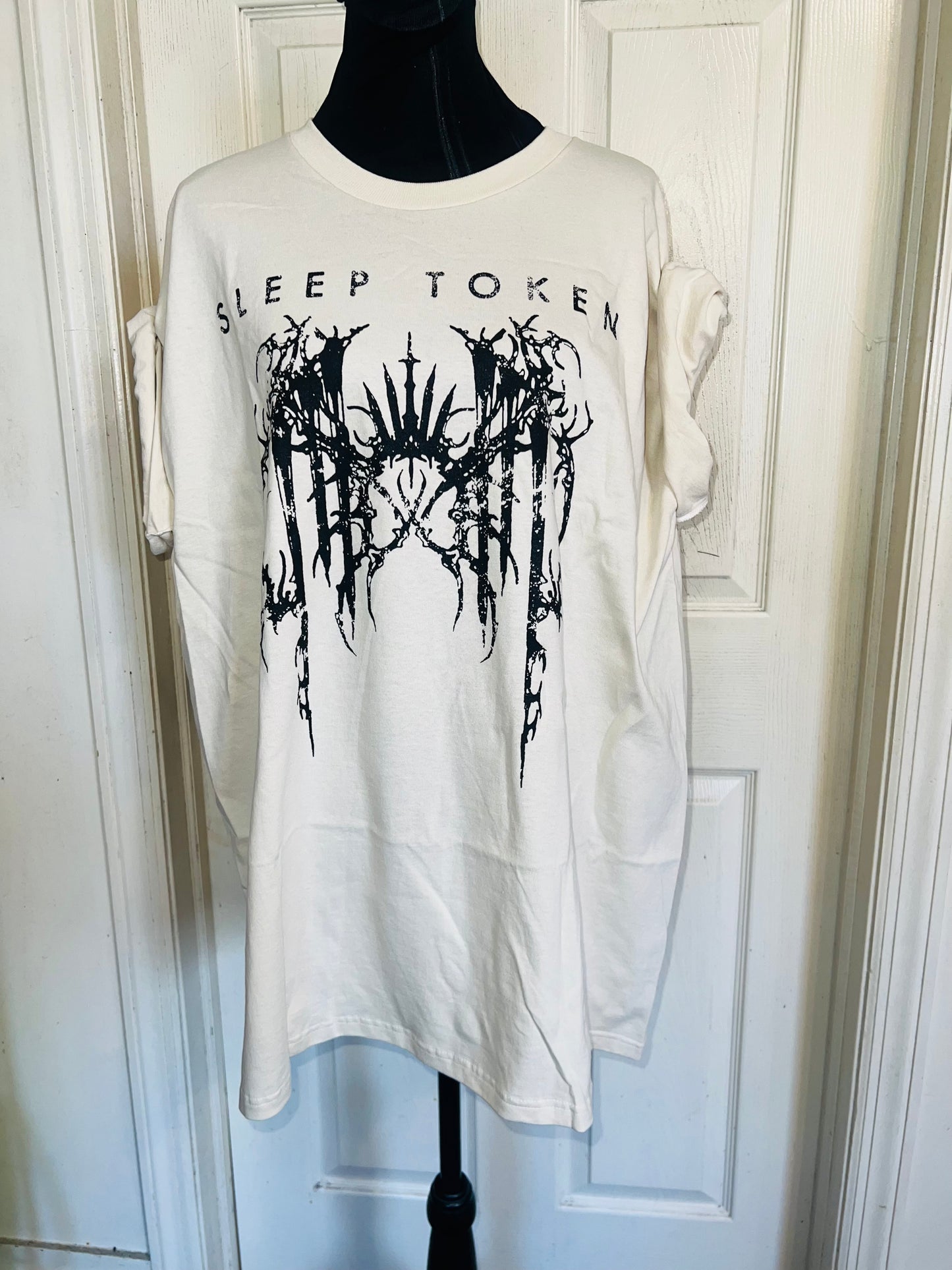 Sleep Token Oversized Distressed Tee