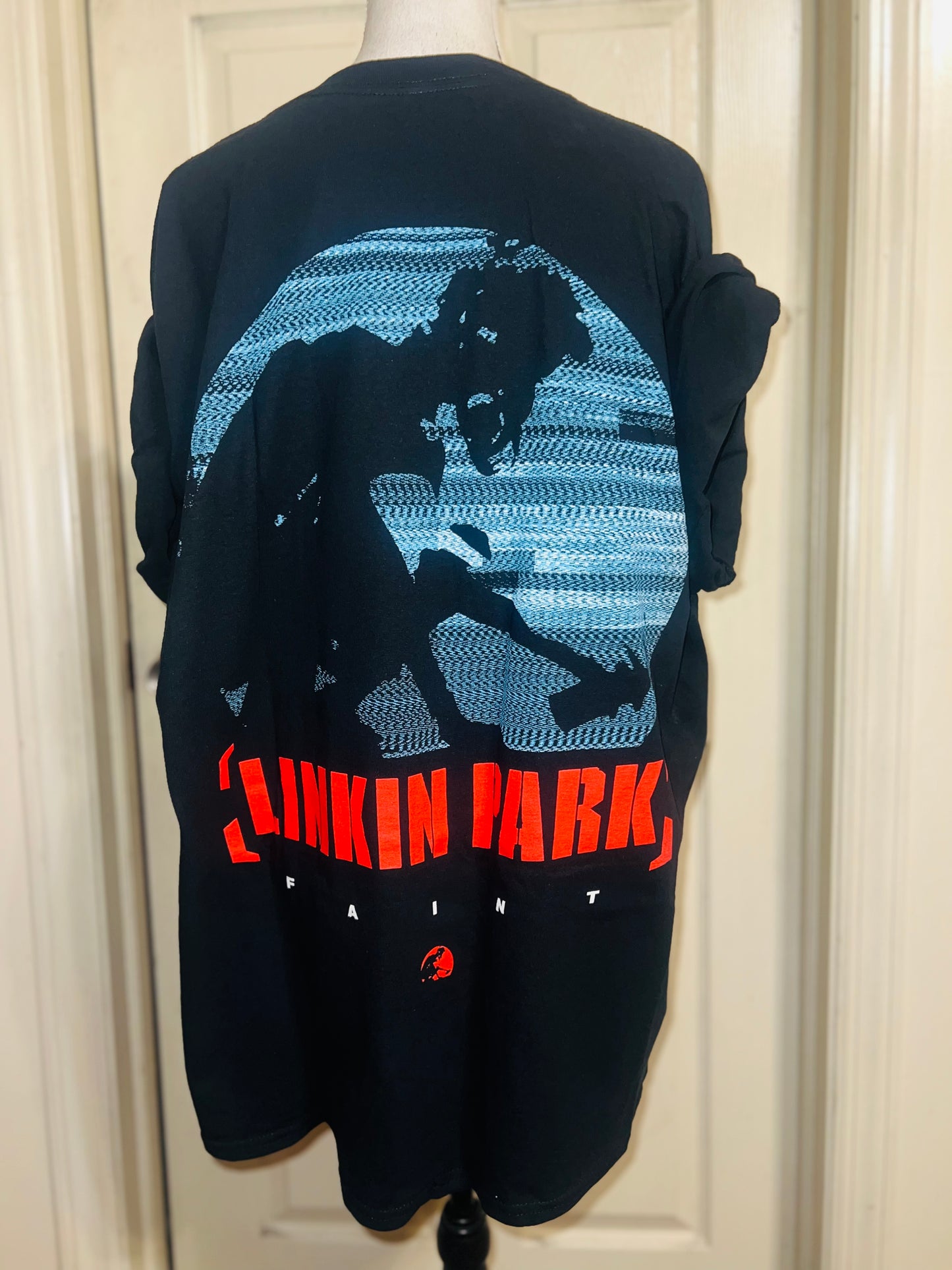 Linkin Park Double Sided Oversized Distressed Tee