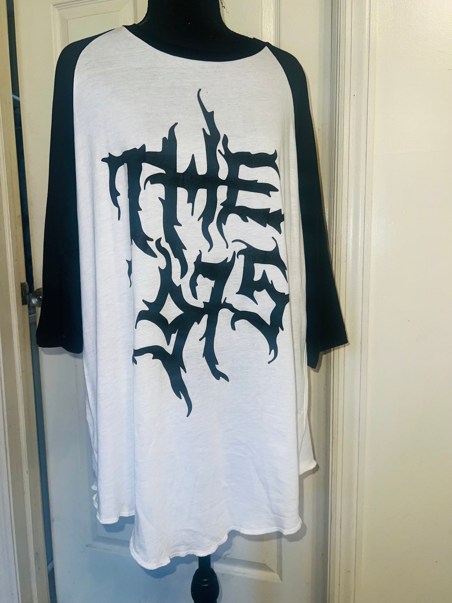 The 1975 Raglan Double Sided Oversized Tee (picture on back)