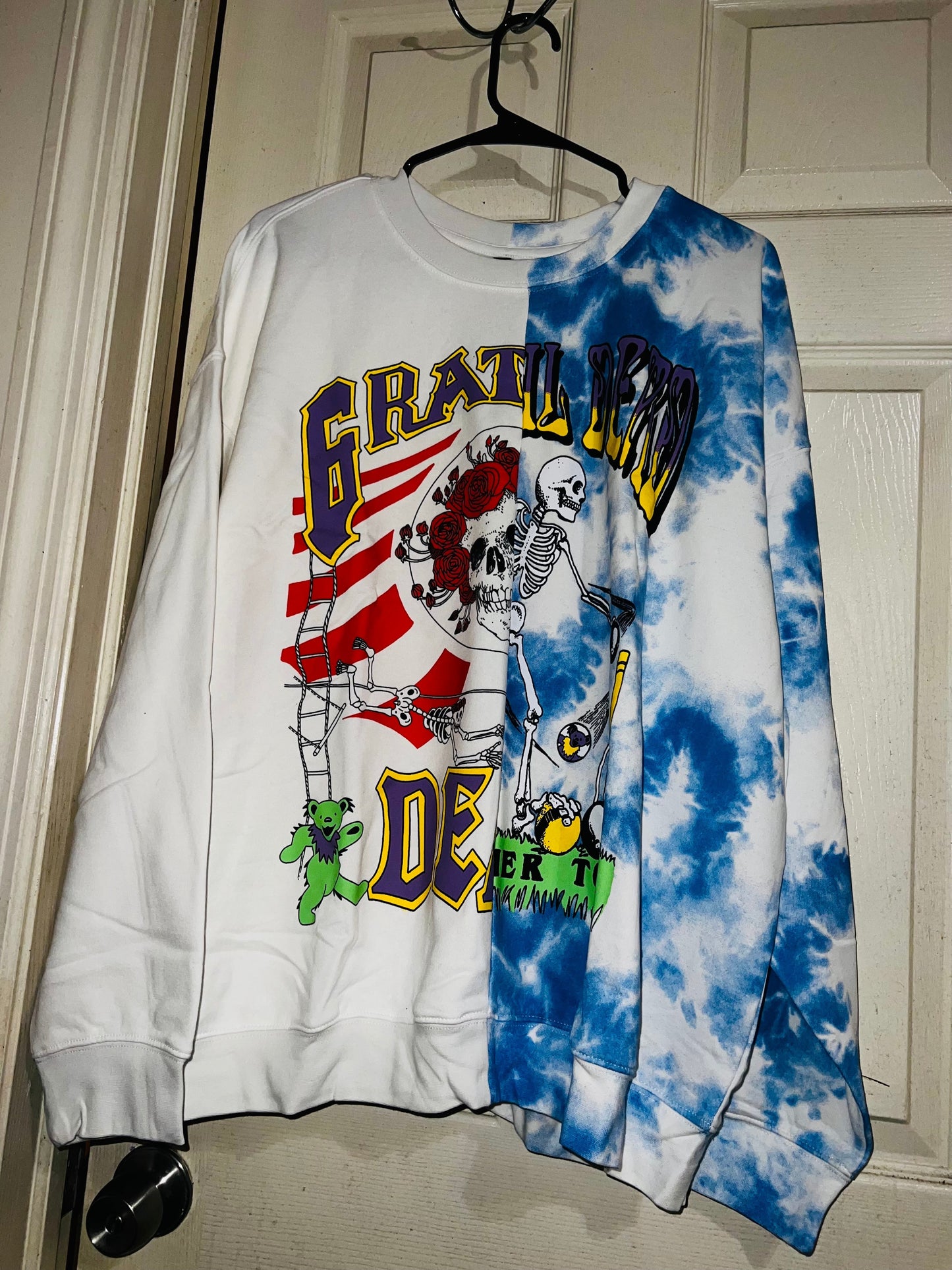 Grateful Dead Oversized Split Sweatshirt