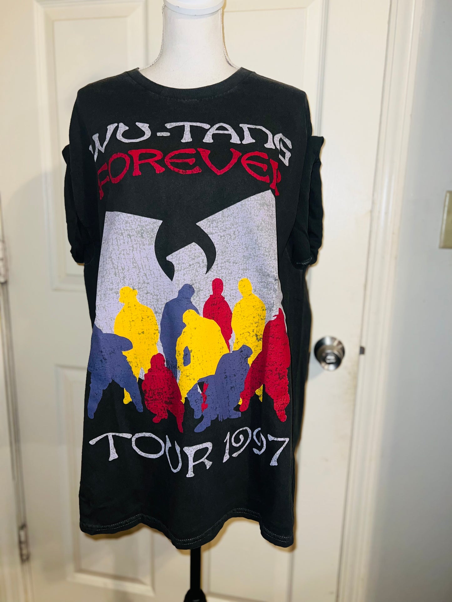 Wu-Tang Clan Oversized Distressed Tee