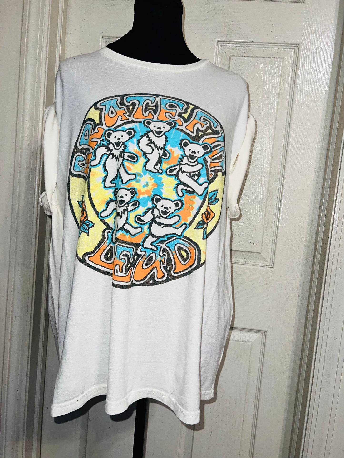Grateful Dead Double Sided Oversized Distressed Tee
