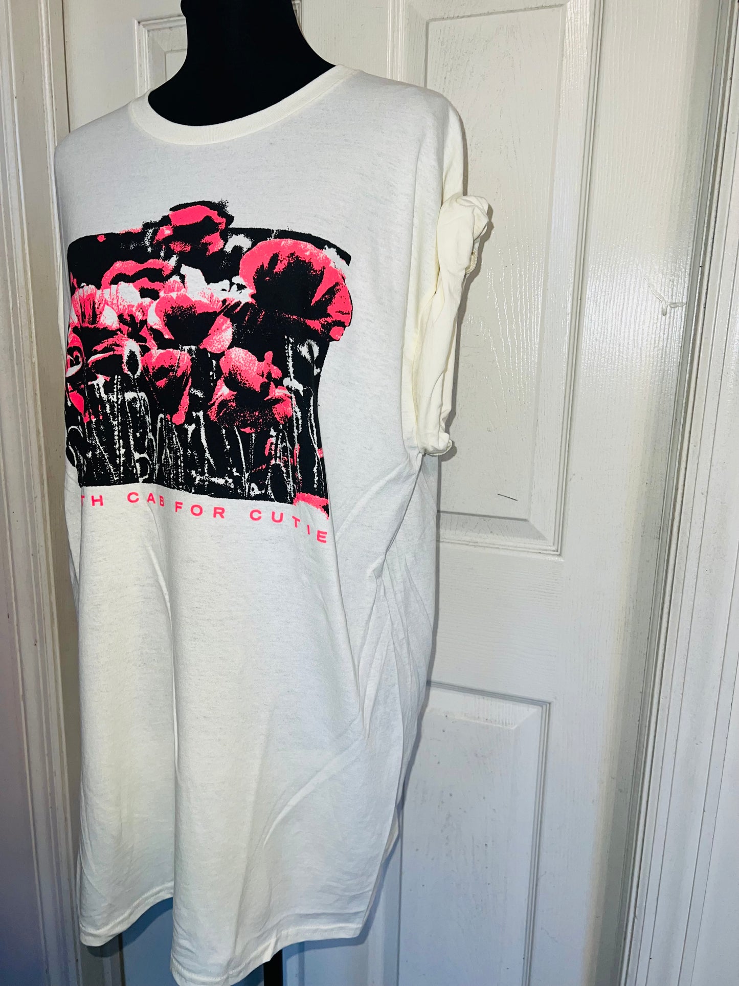 Death Cab for Cutie Oversized Distressed Tee