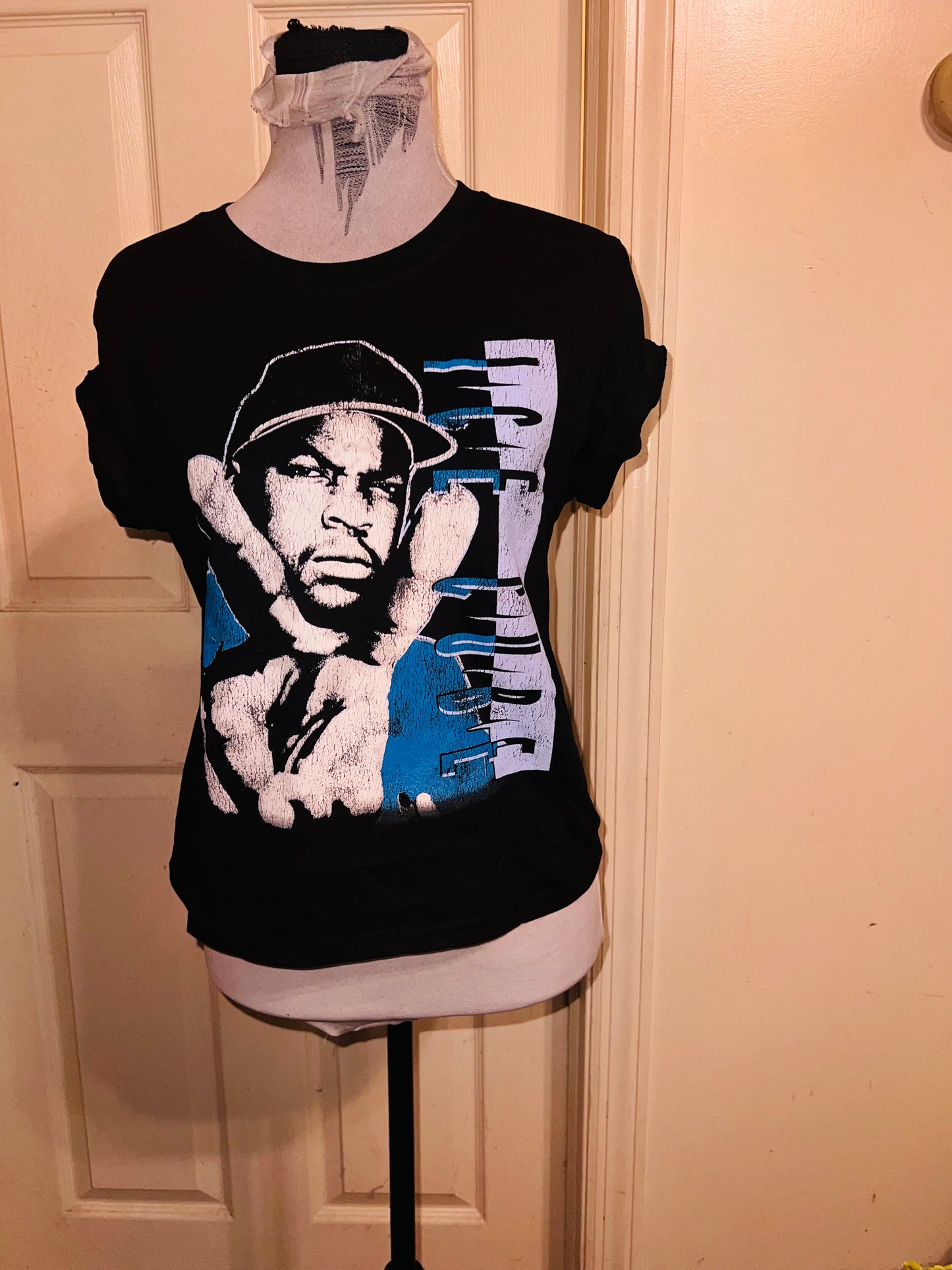 Ice Cube Distressed Baby Tee