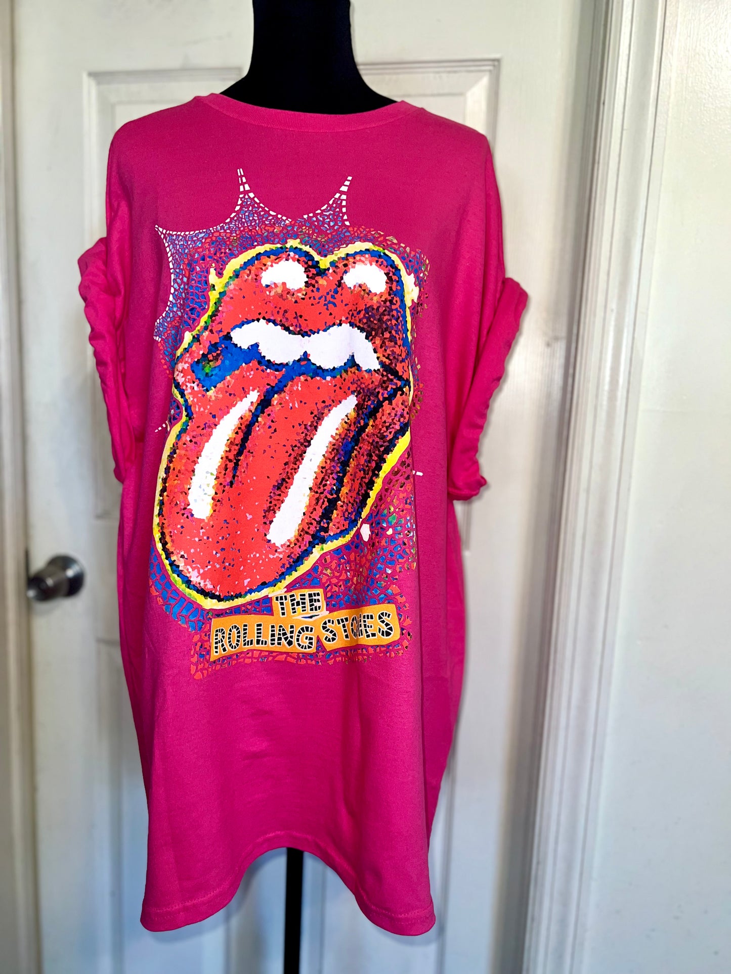 Rolling Stones Oversized Distressed Tee