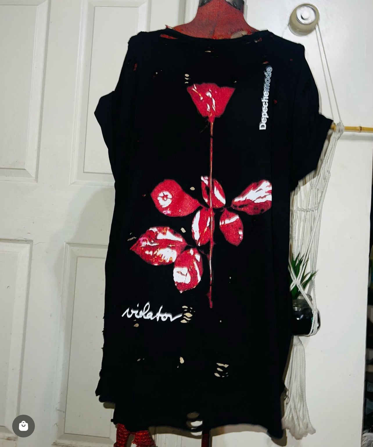 Depeche Mode Oversized Distressed Tee