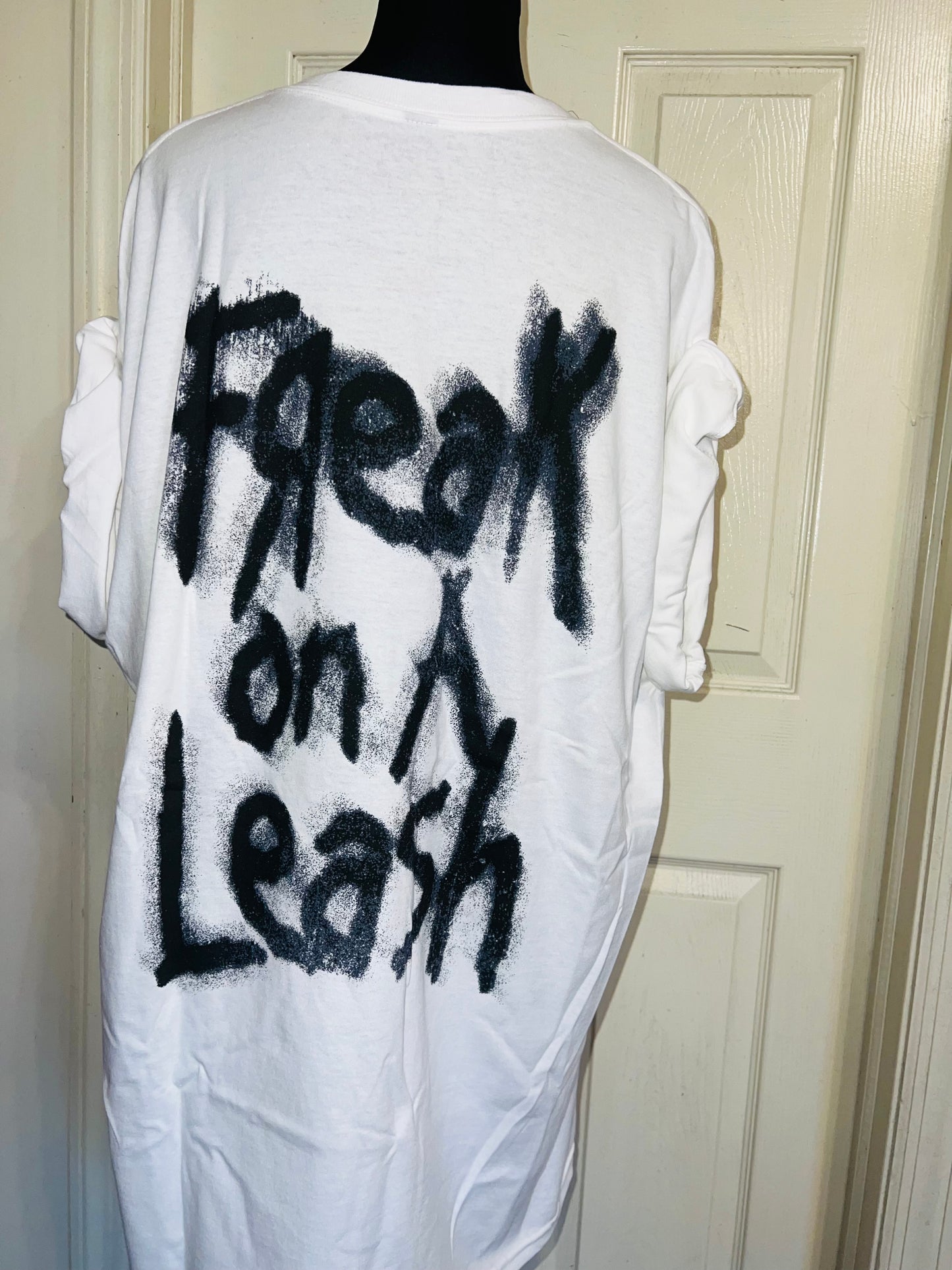 Korn Double Sided Oversized Distressed Tee