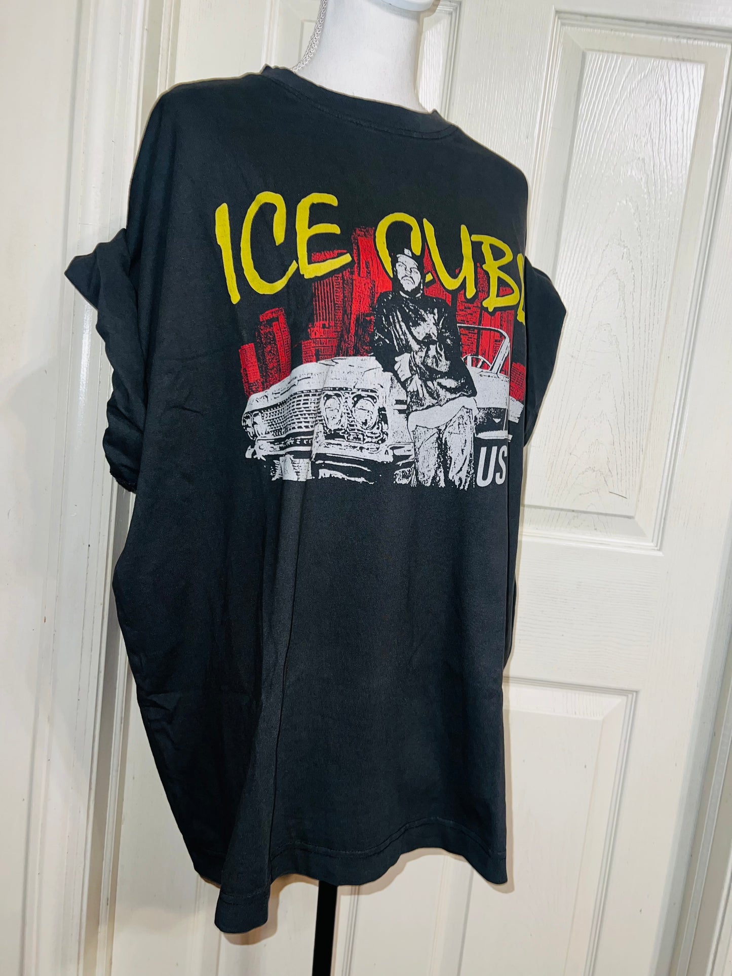 Ice Cube Double Sided Oversized Distressed Tee