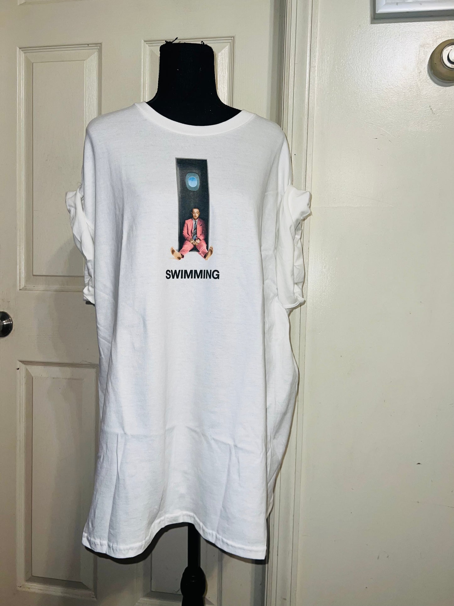 Mac Miller Swimming Double Sided Oversized Tee