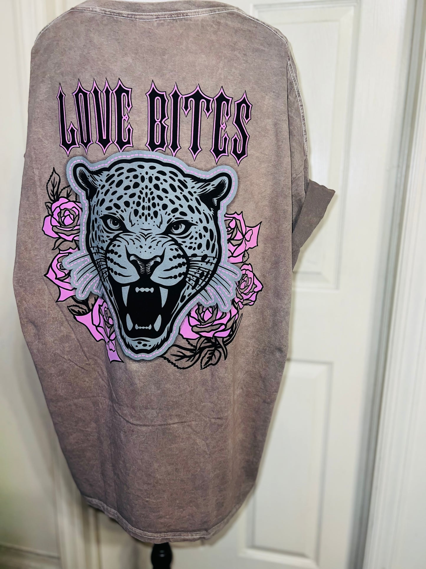 Def Leppard Double Sided Oversized Distressed Tee