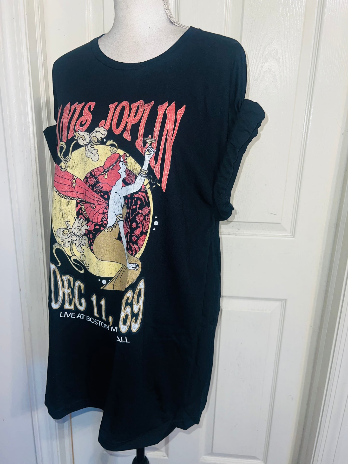 Janis Joplin Oversized Distressed Tee