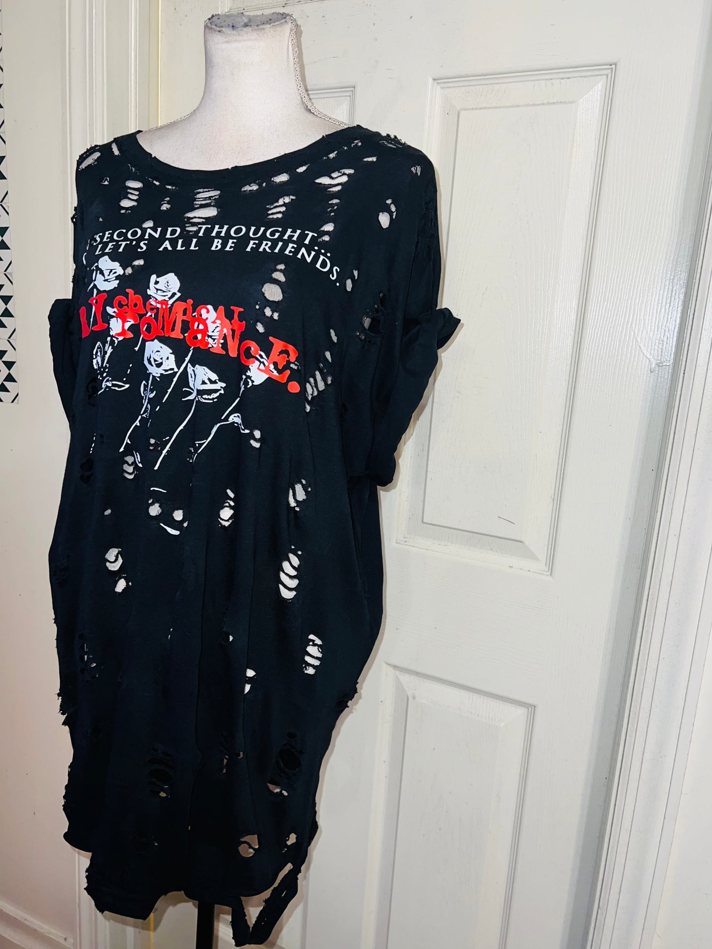 My Chemical Romance Oversized Distressed Tee