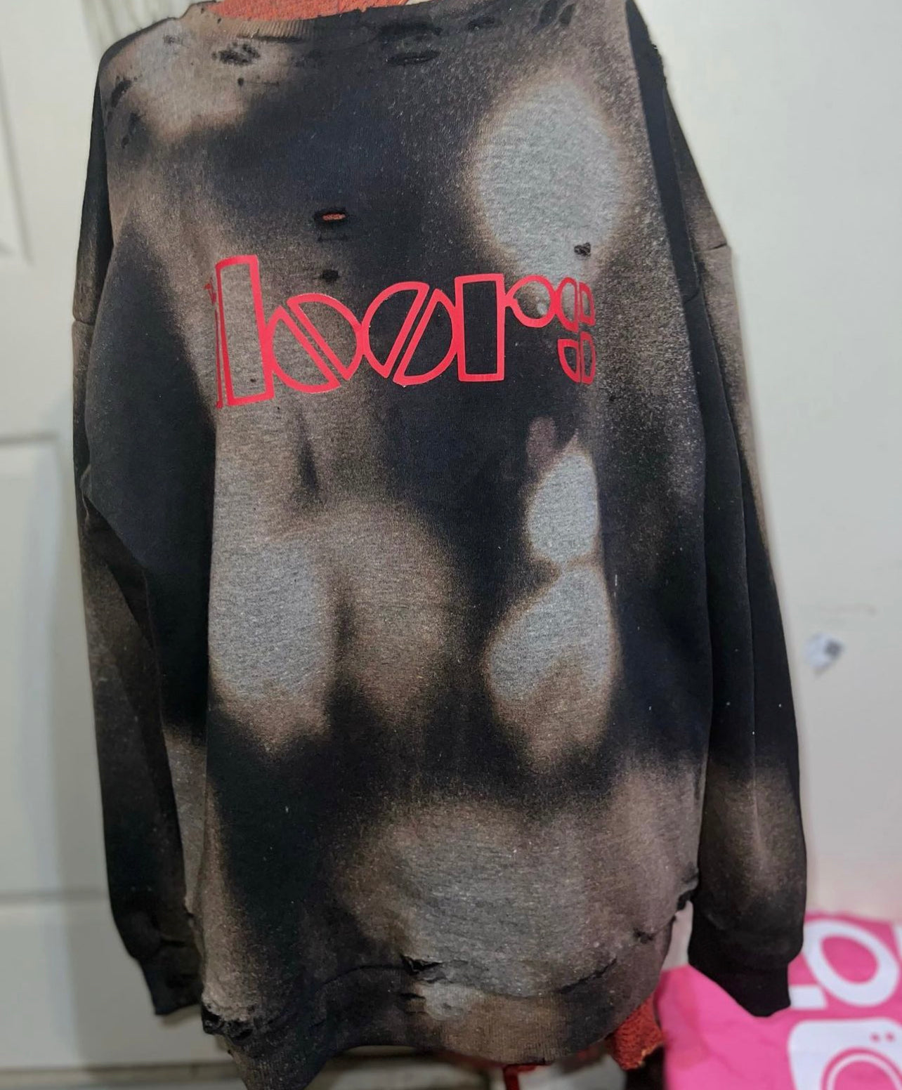 The Doors Oversized Distressed Sweatshirt