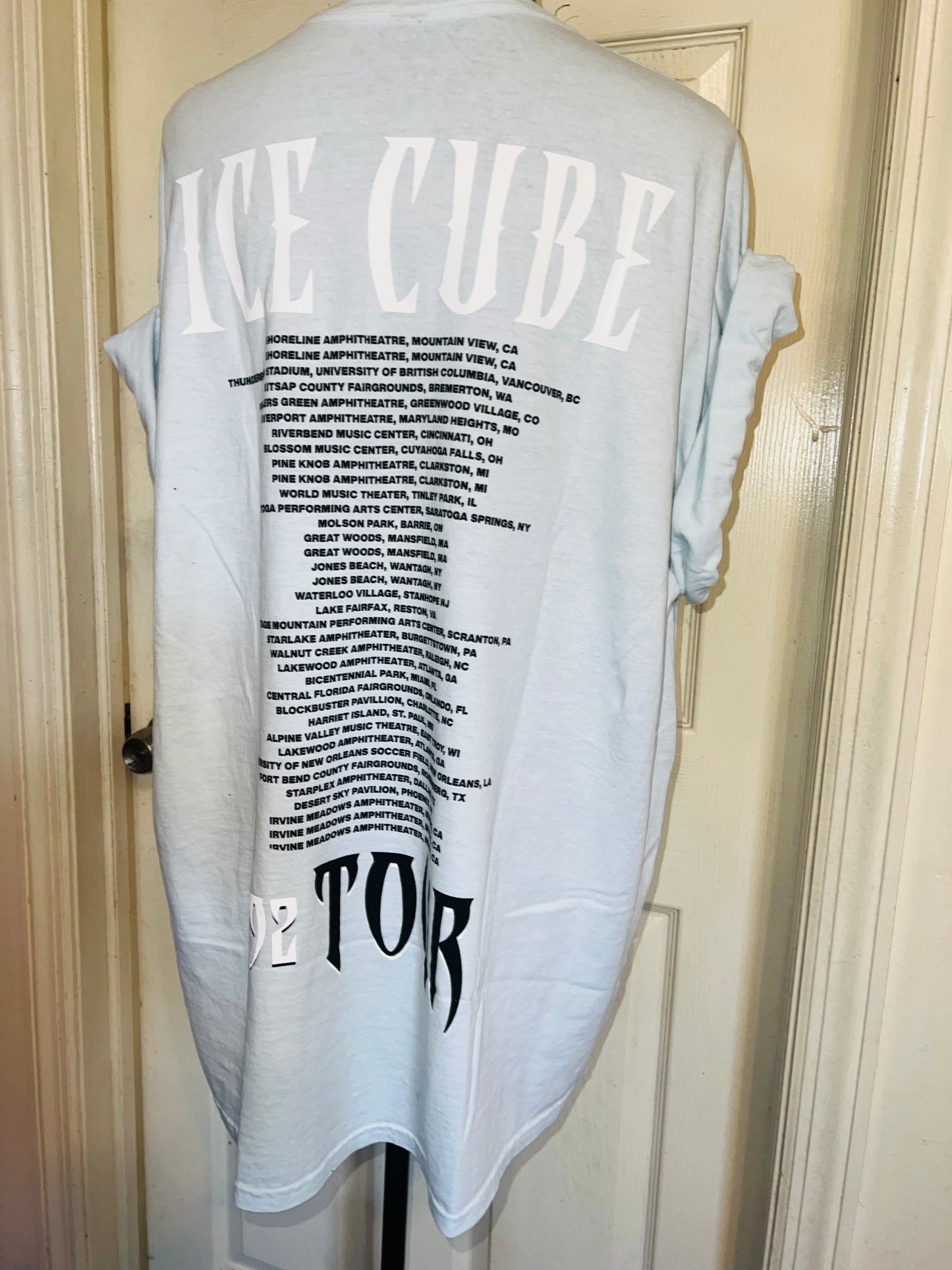 Ice Cube Double Sided Oversized Distressed Tee