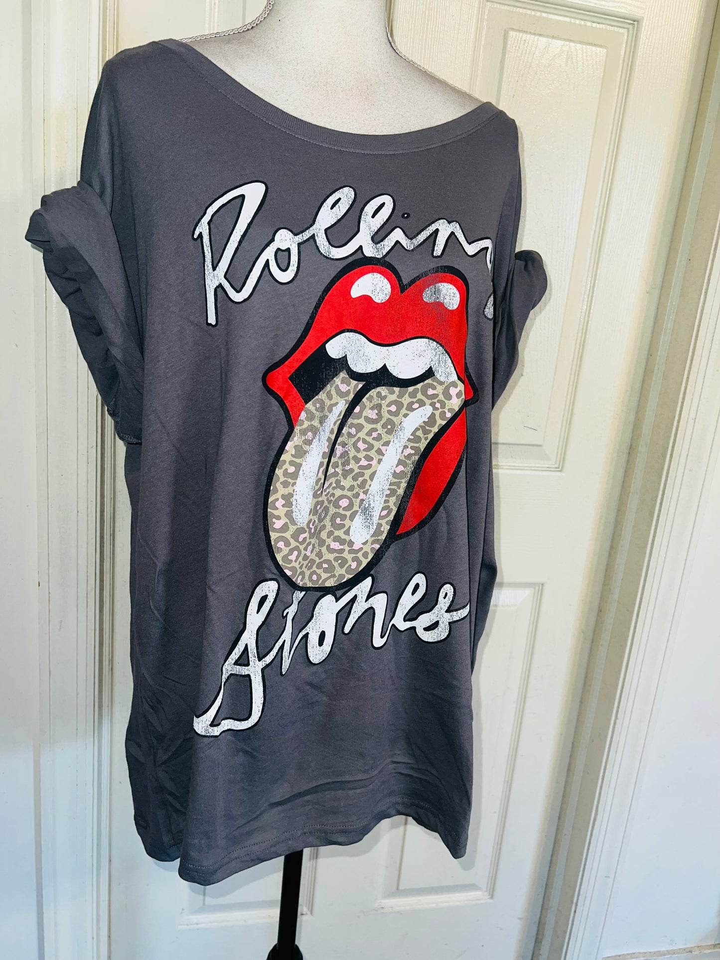 Rolling Stones Oversized Distressed Tee
