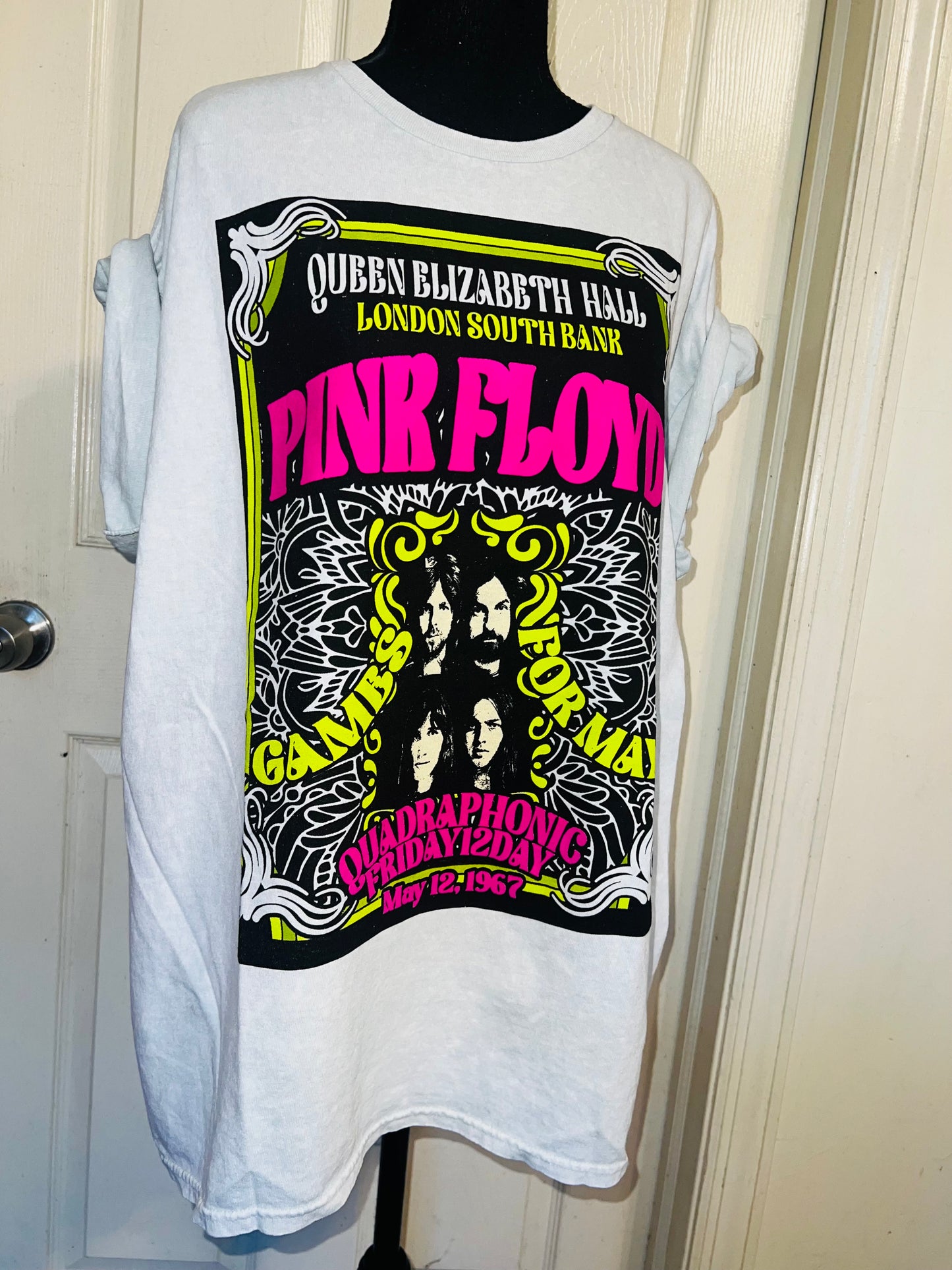 Pink Floyd Oversized Distressed Tee