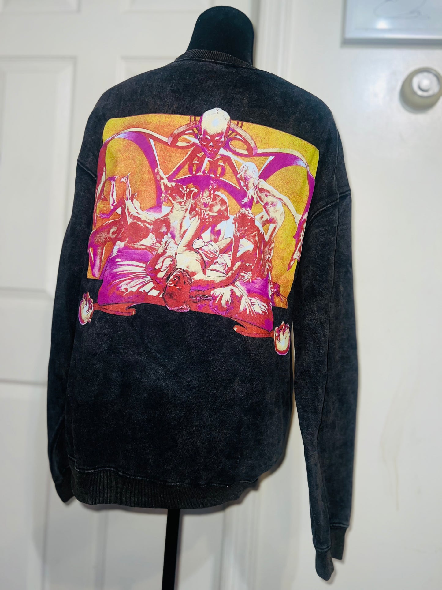 Black Sabbath Double Sided Oversized Sweatshirt
