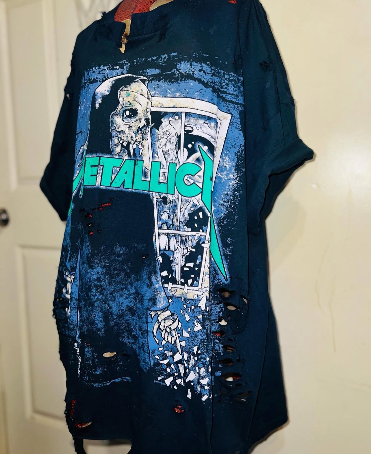 Metallica Oversized Distressed Tee