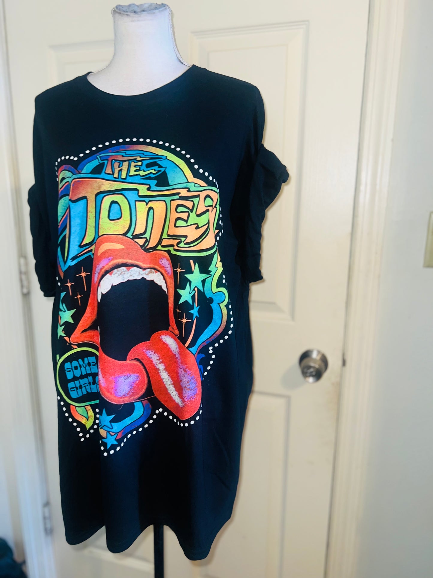 Rolling Stones Oversized Distressed Tee