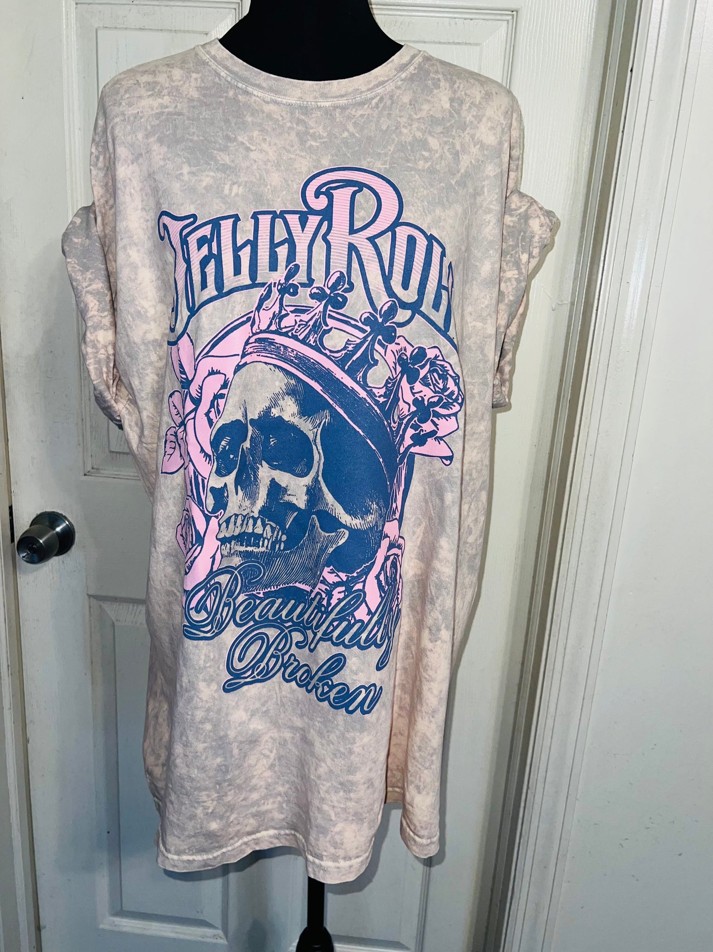 Jelly Roll Oversized Distressed Tee