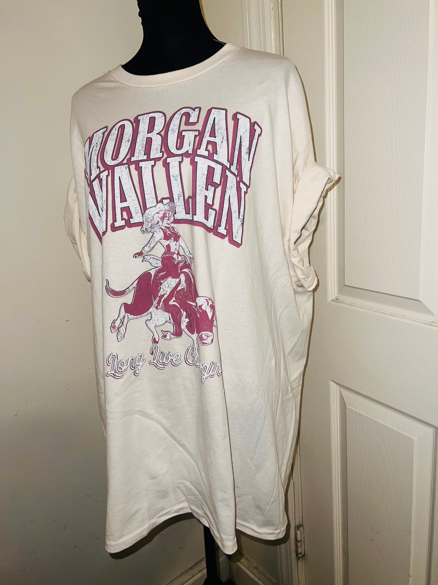 Morgan Wallen Oversized Distressed Tee