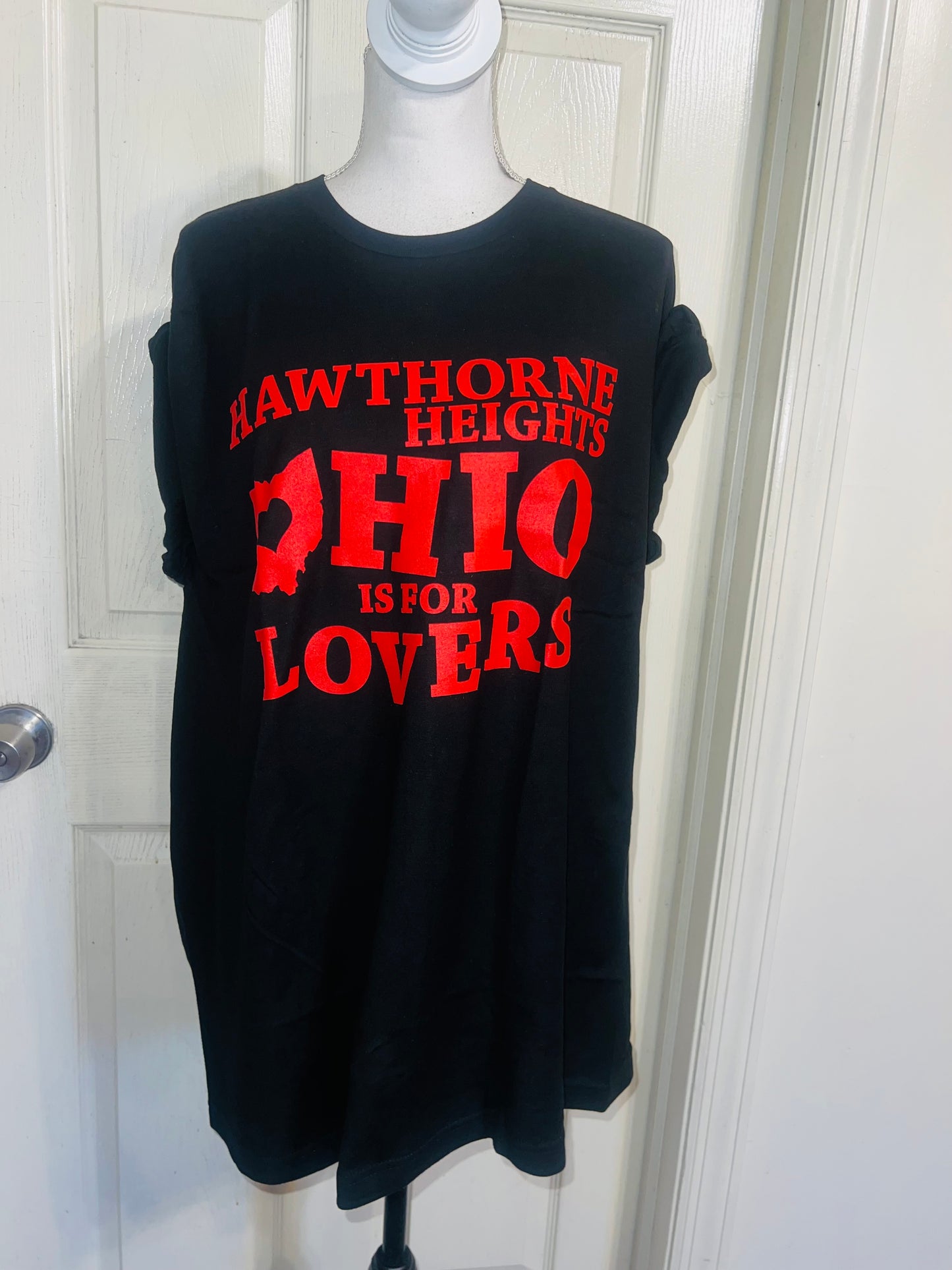 Hawthorne Heights Oversized Distressed Tee