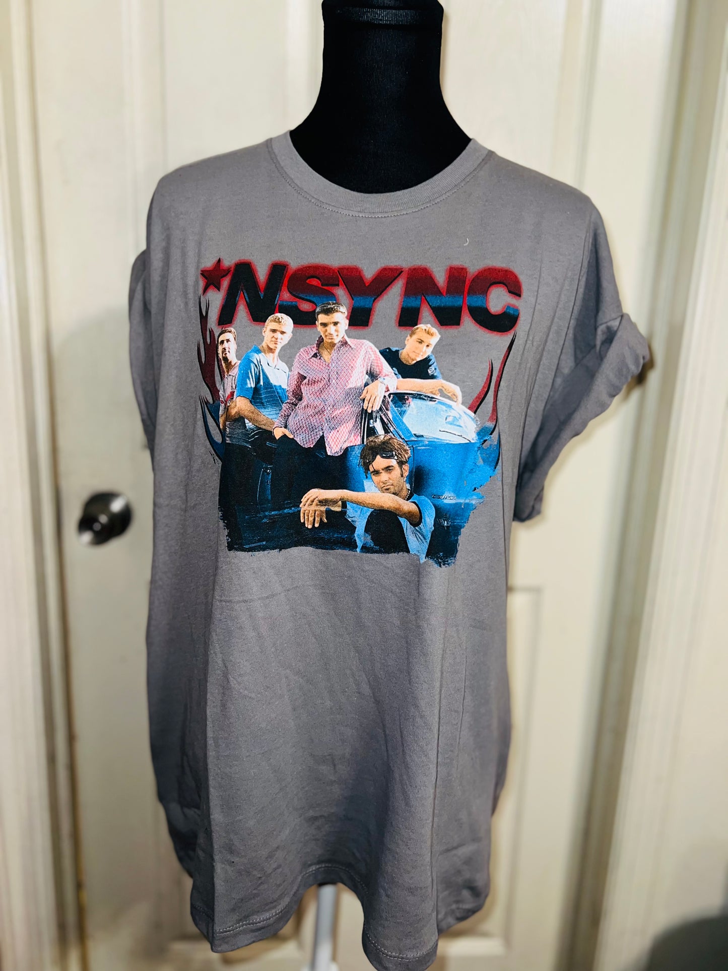 NSYNC Oversized Distressed Tee