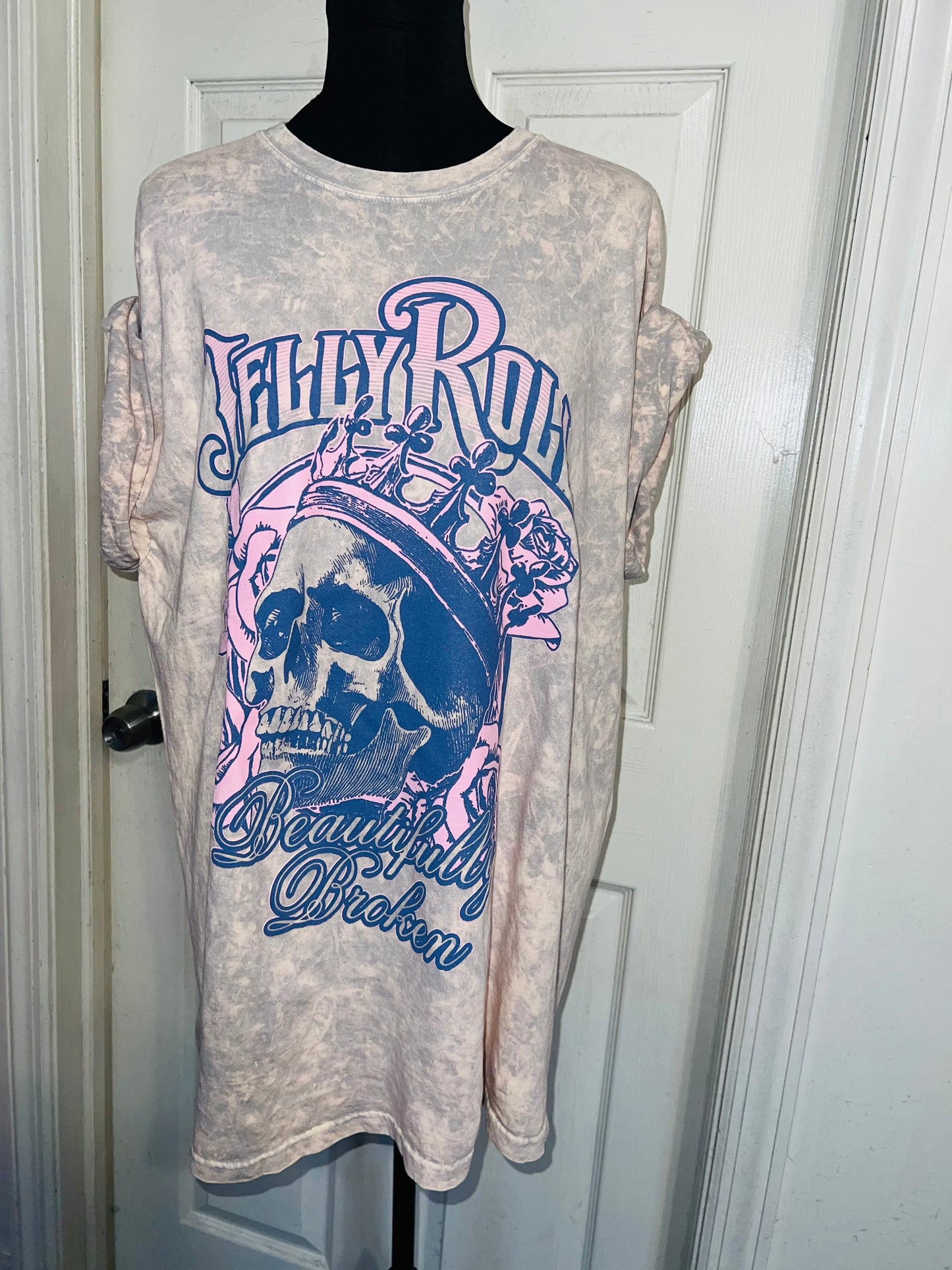 Jelly Roll Oversized Distressed Tee