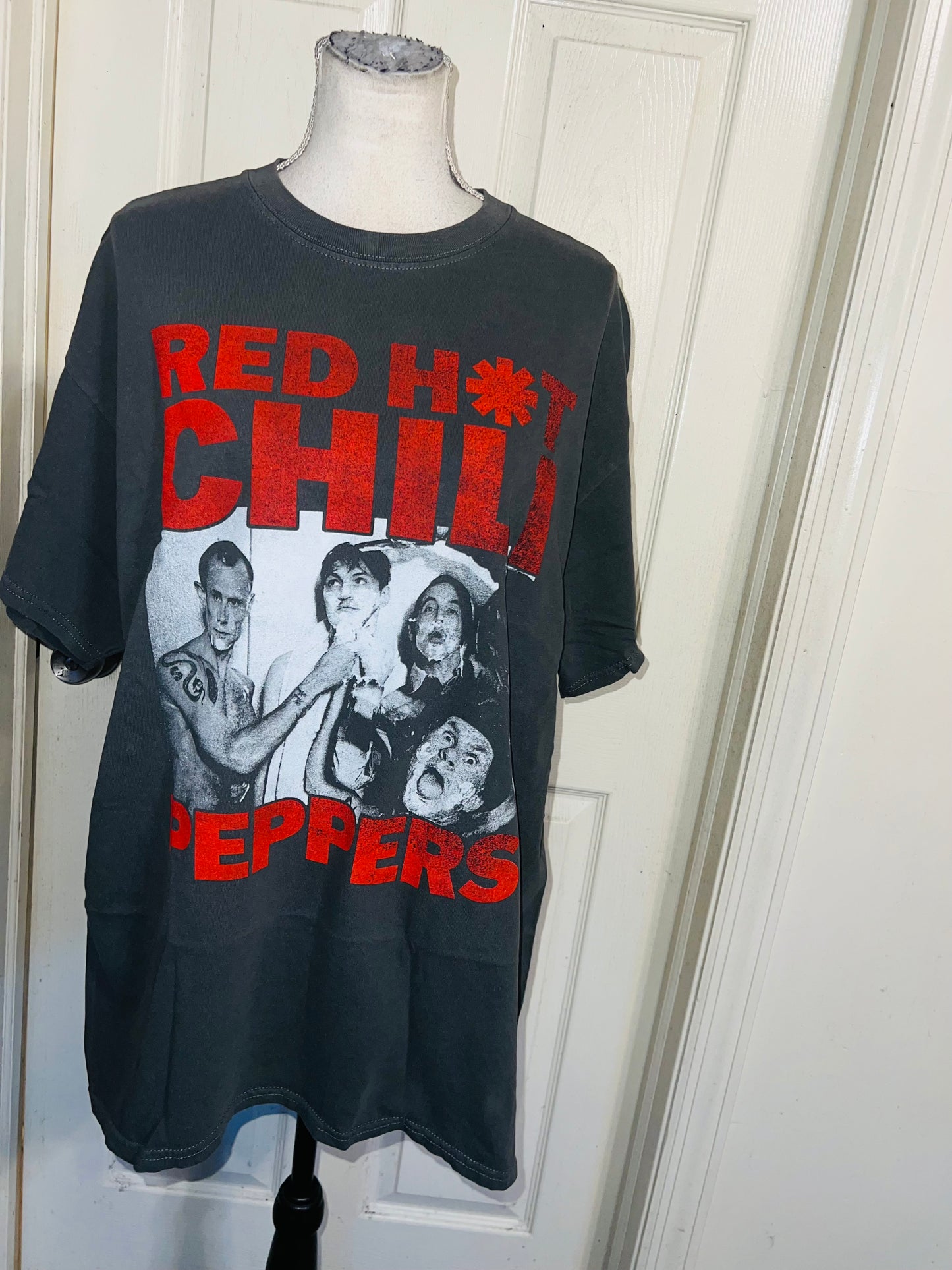 Red Hot Chili Peppers Oversized Distressed Tee