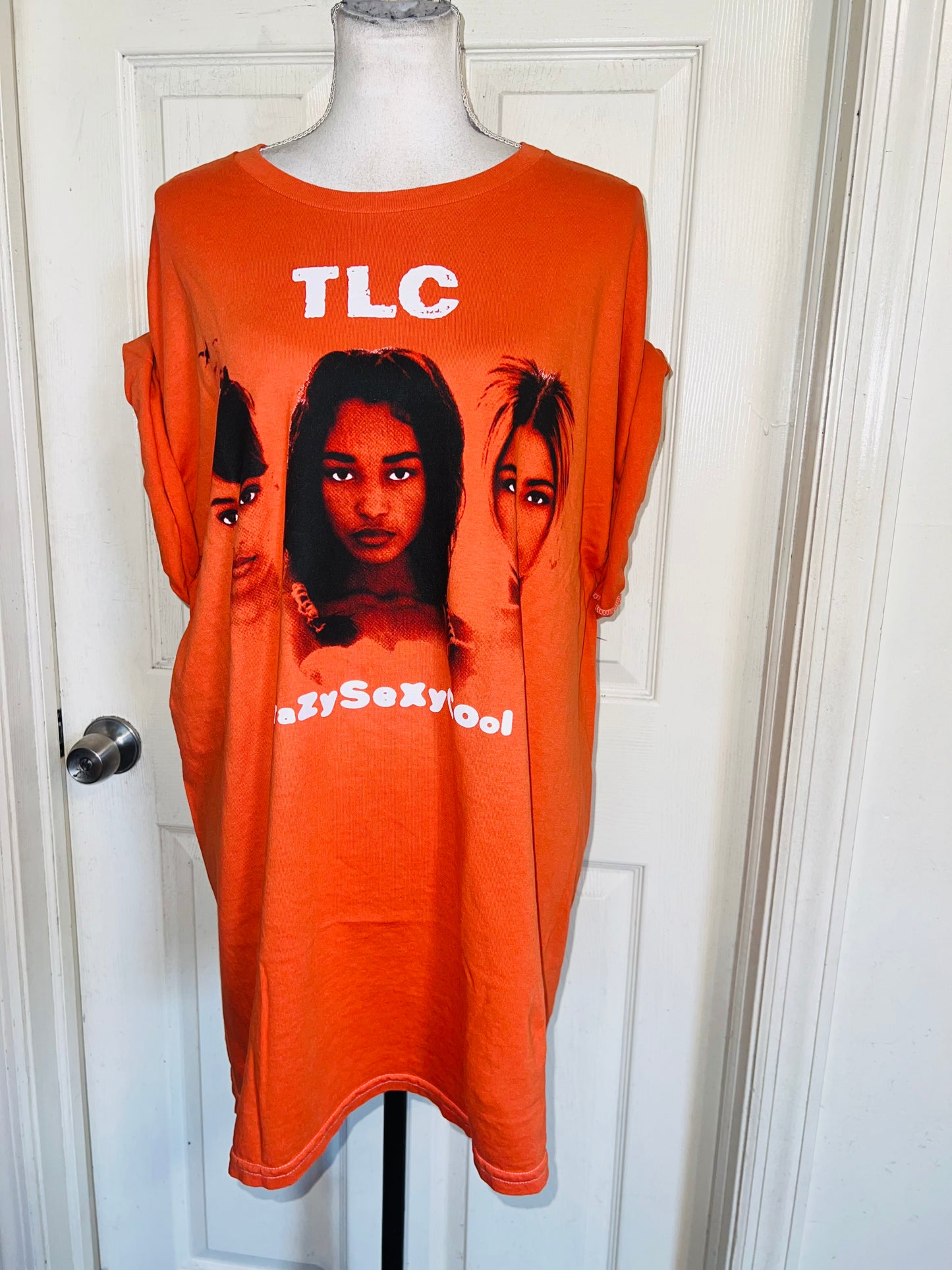 TLC Oversized Distressed Tee