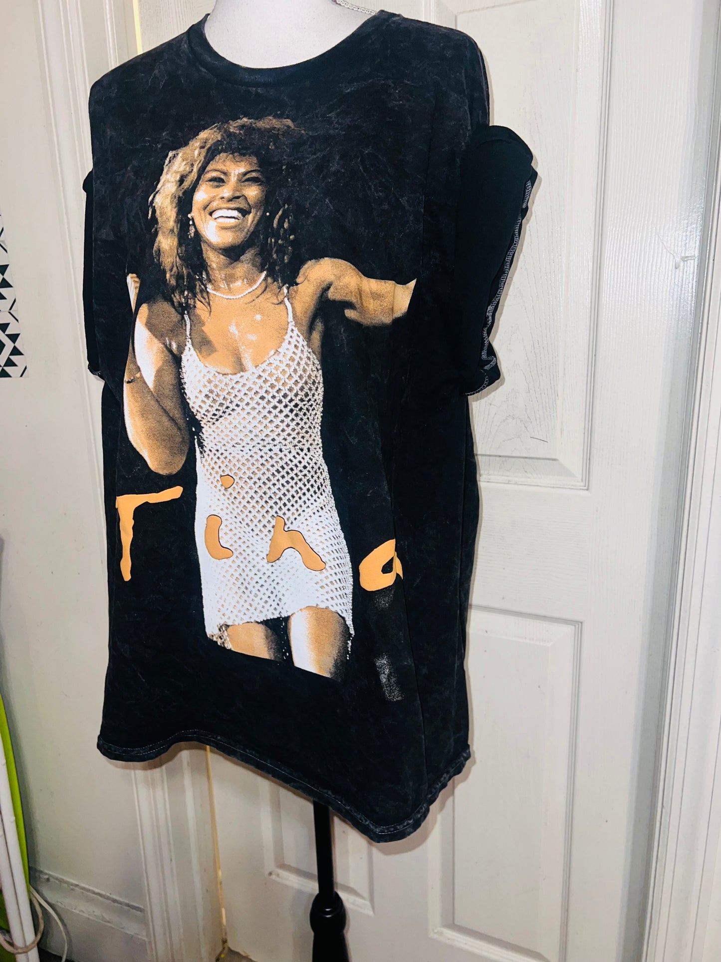 Tina Turner Oversized Distressed Tee