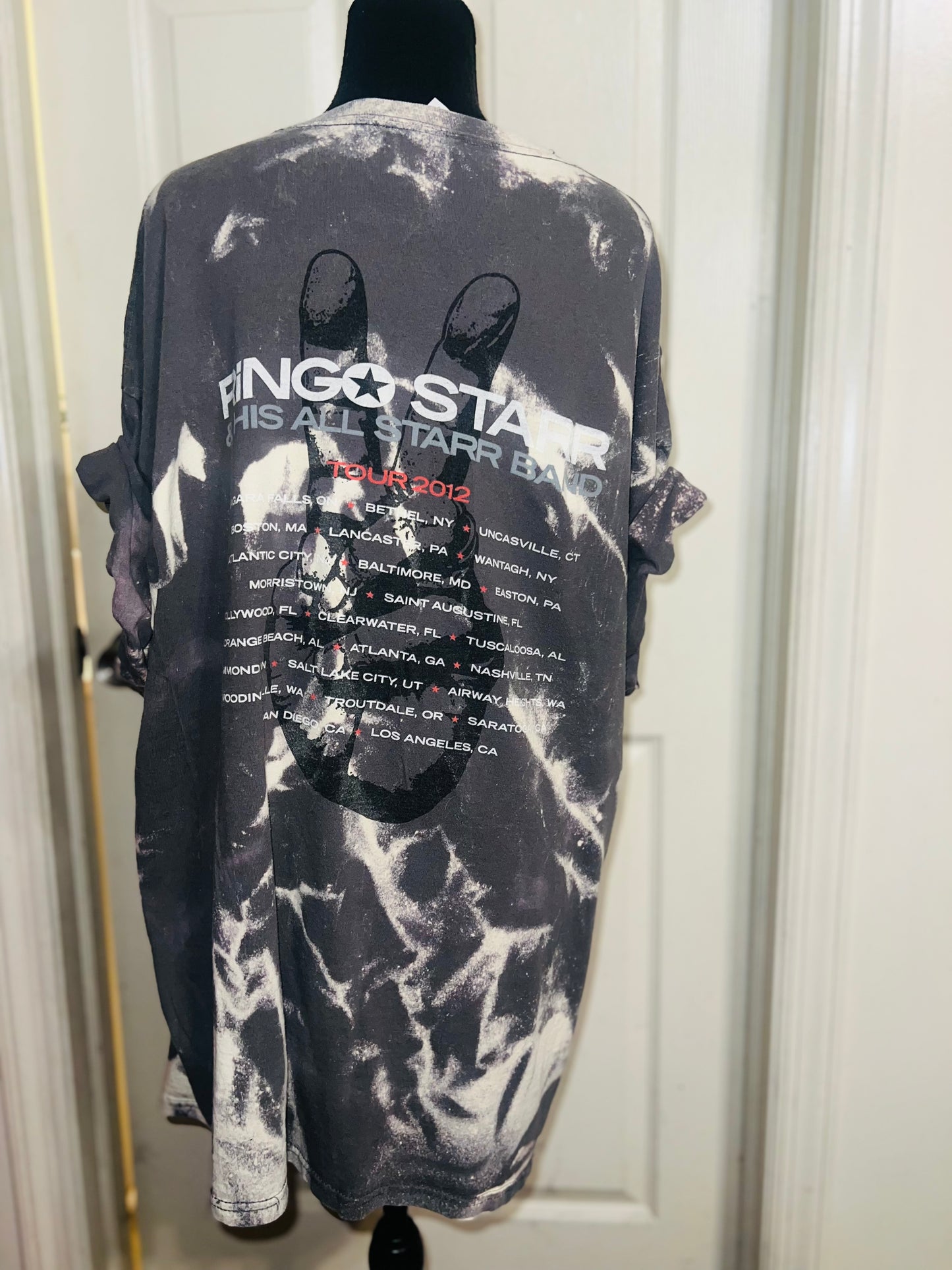 Bleached Ringo Starr Vintage Double Sided Tee
