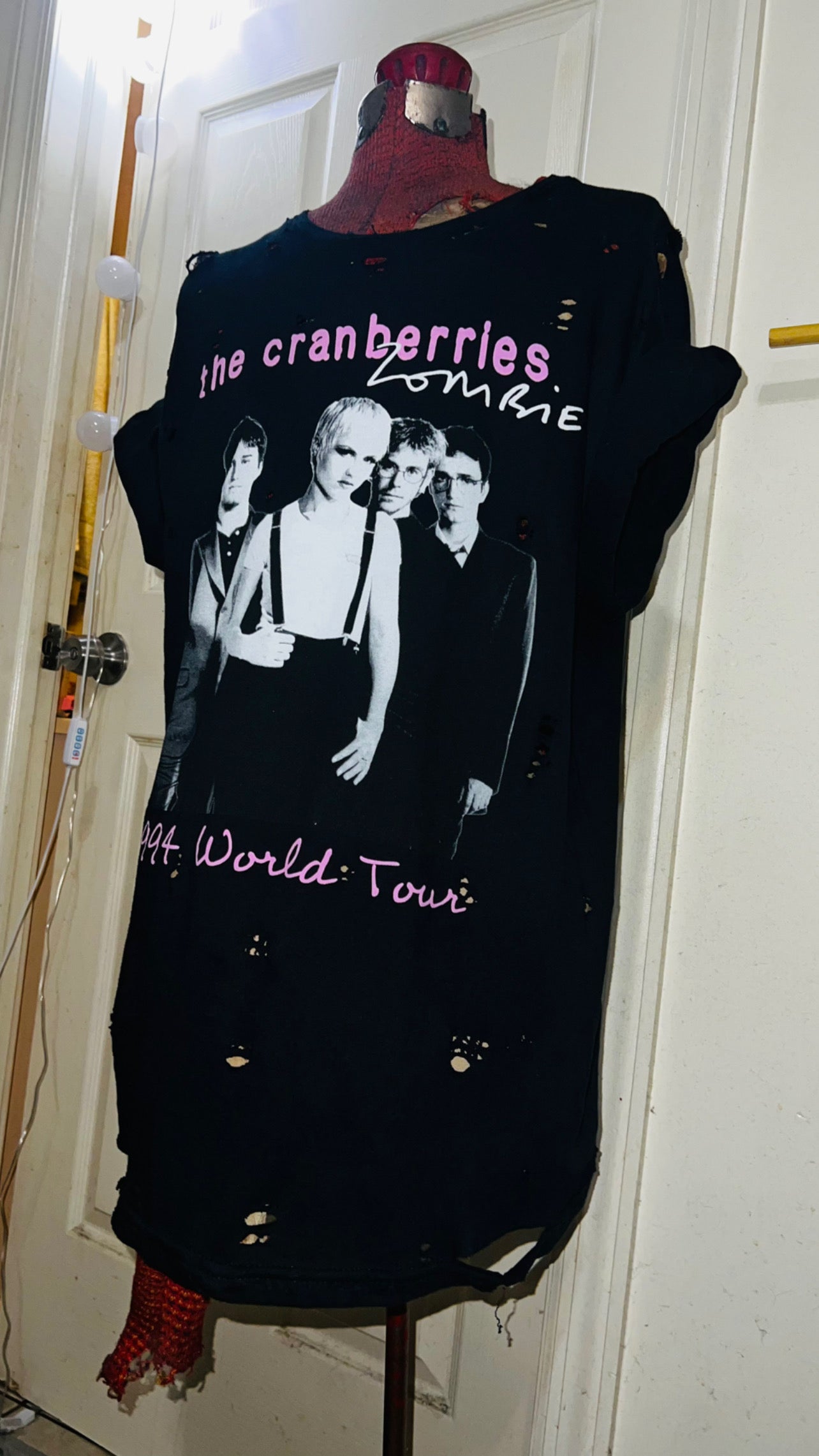 The Cranberries Oversized Distressed Tee