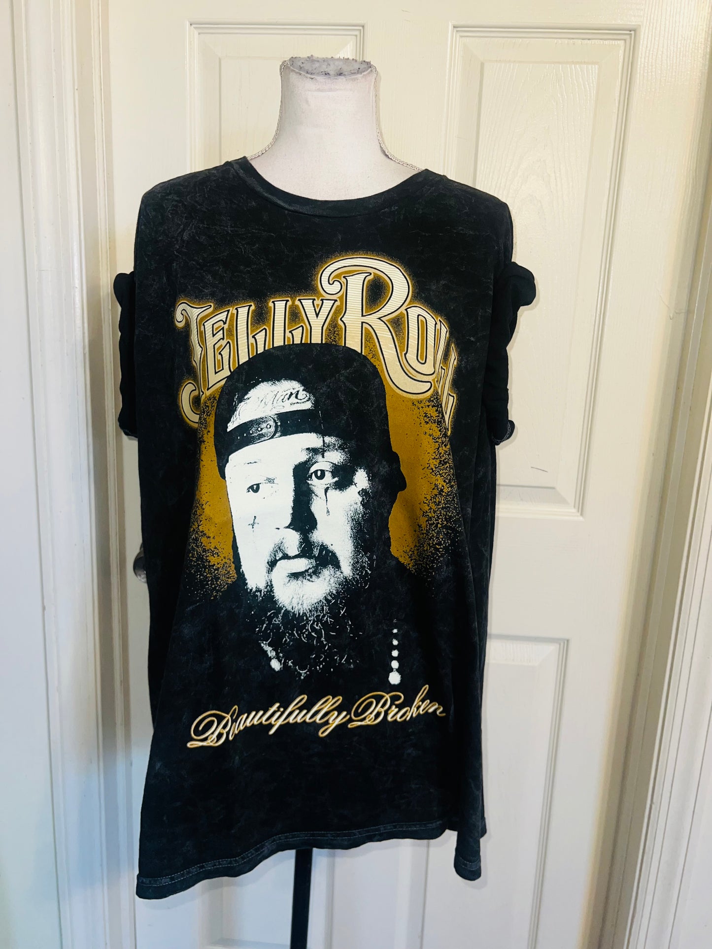 Jelly Roll Oversized Distressed Tee